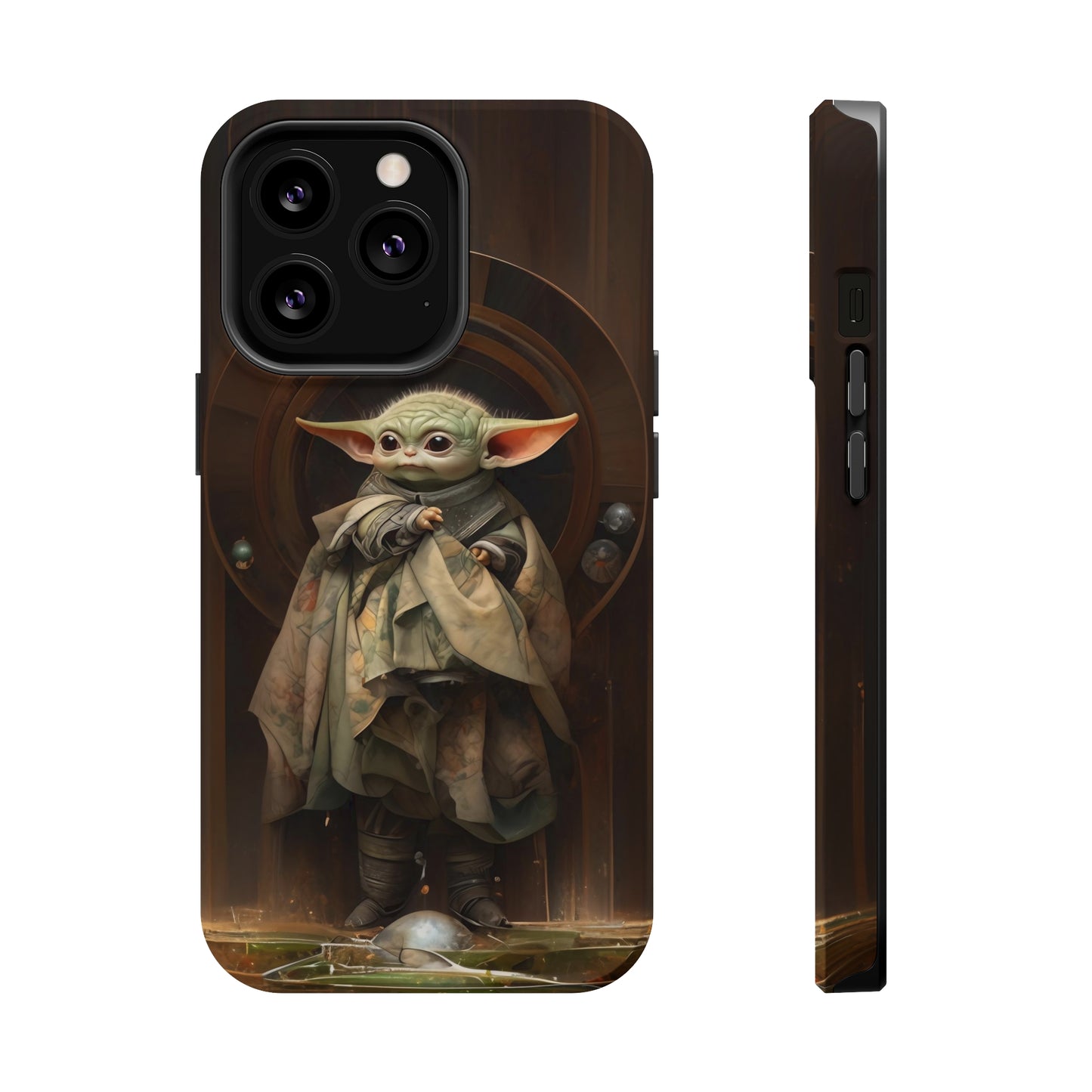 MagSafe Tough iPhone Case - Baby Yoda Grogu Renaissance Painting