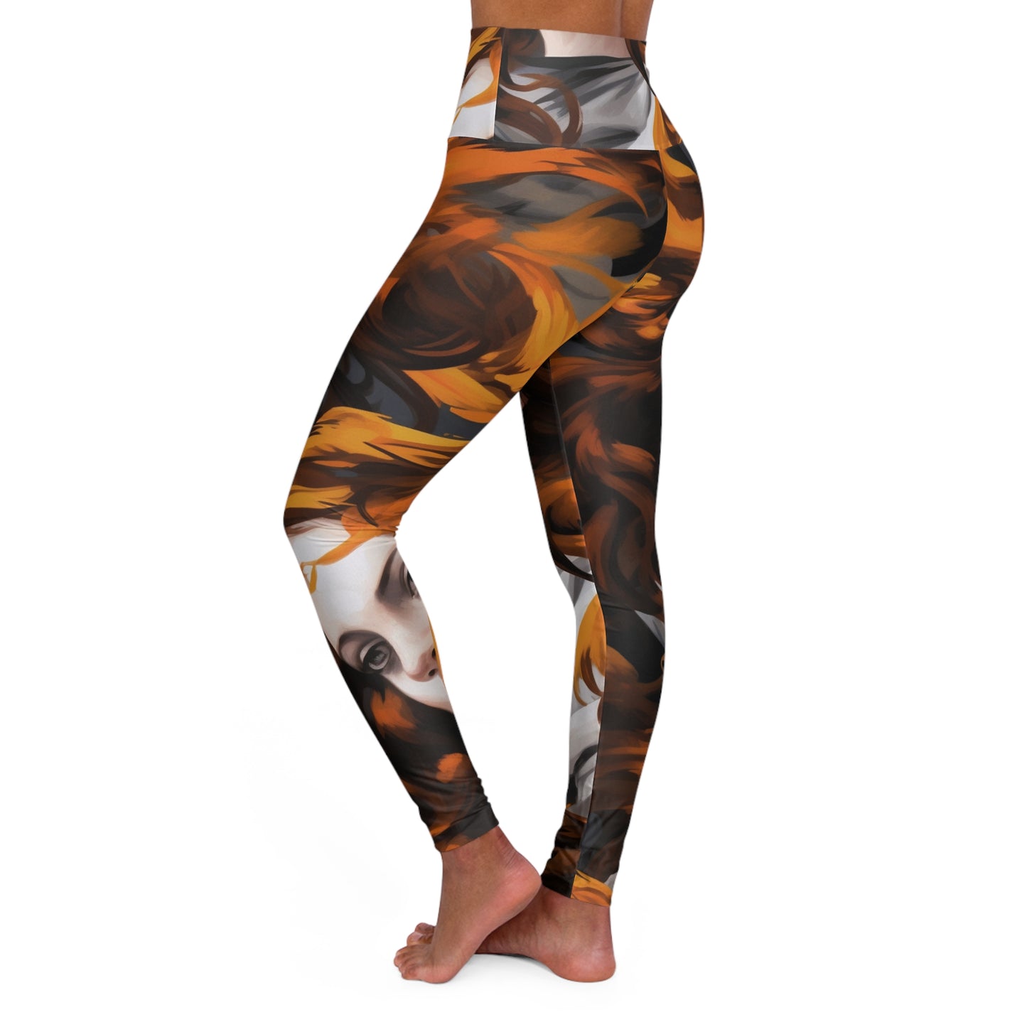 High Waisted Leggings - Amberite