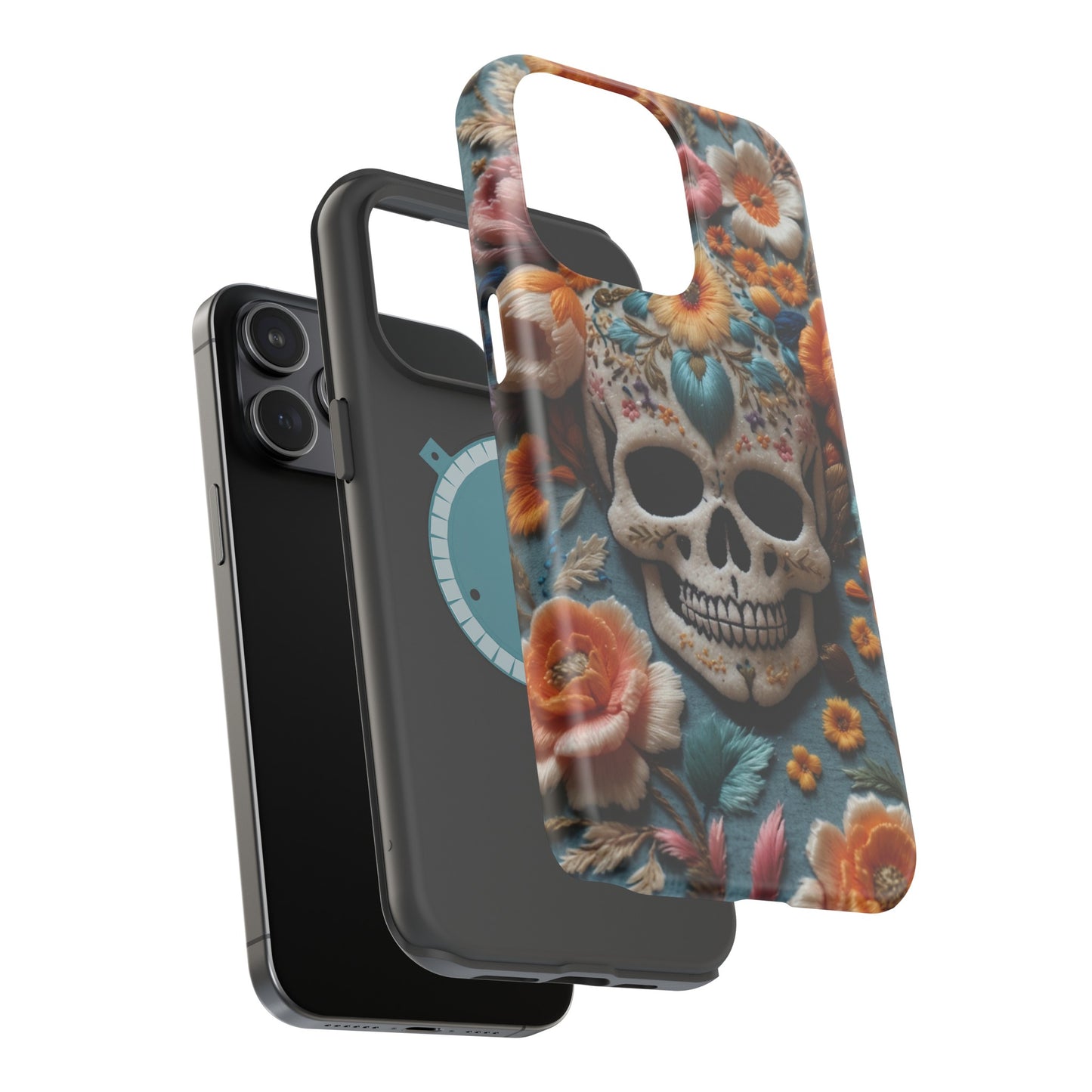 MagSafe Tough iPhone Case - "Embroidery Artistry"