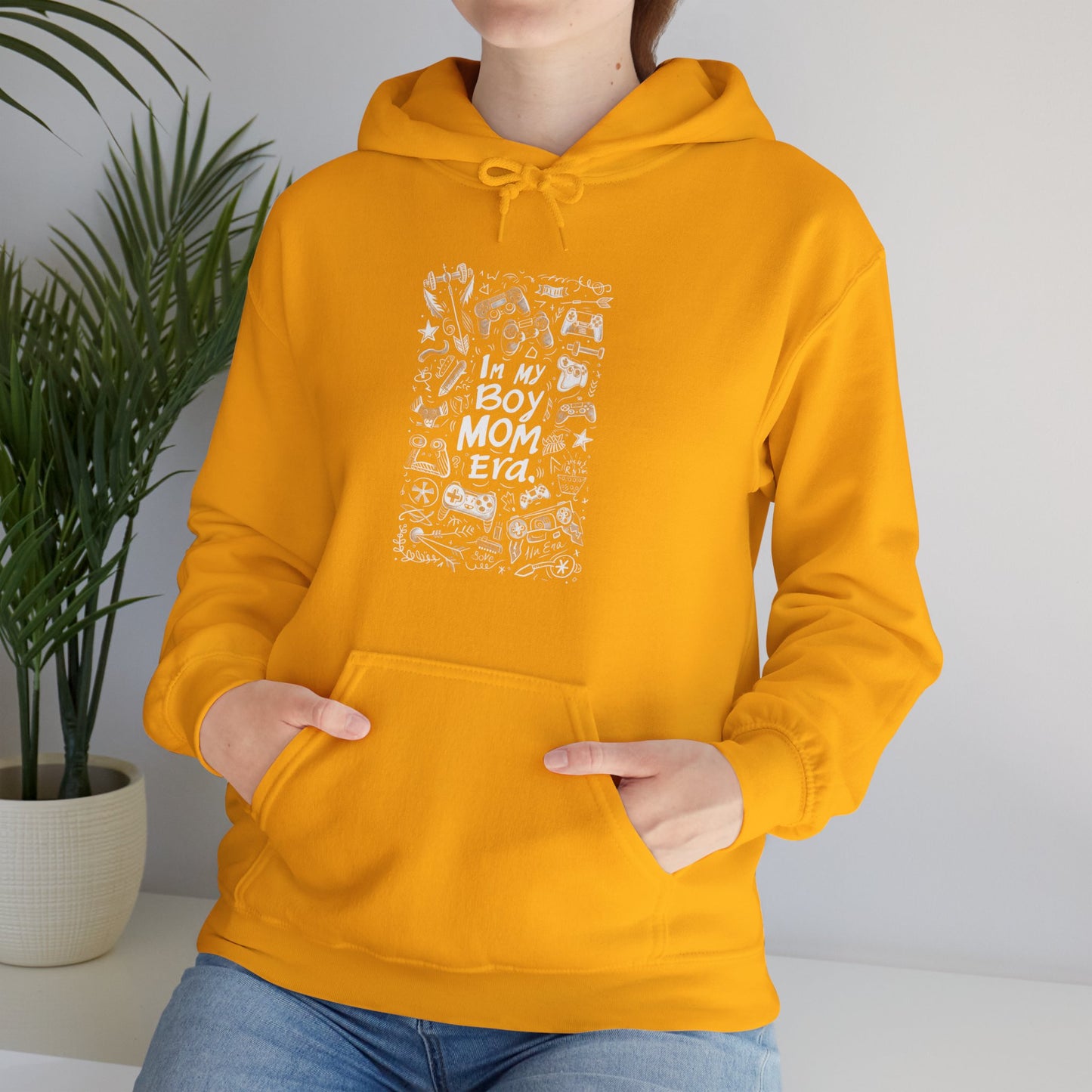 Unisex Heavy Blend™ Hooded Sweatshirt - In My Boy Mom Era - Gamer