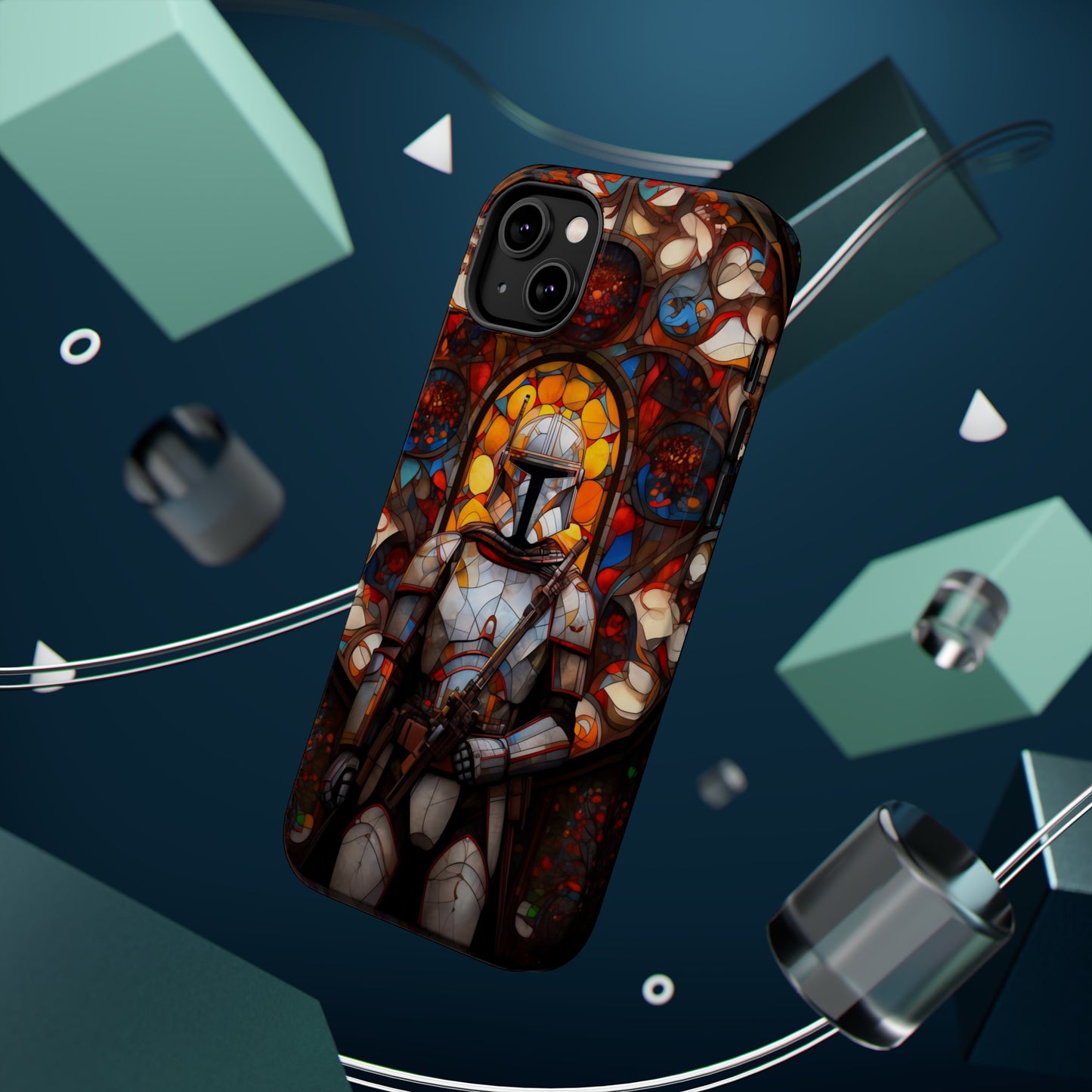MagSafe Tough iPhone Case - Snow trooper Catholic Stained Glass Window