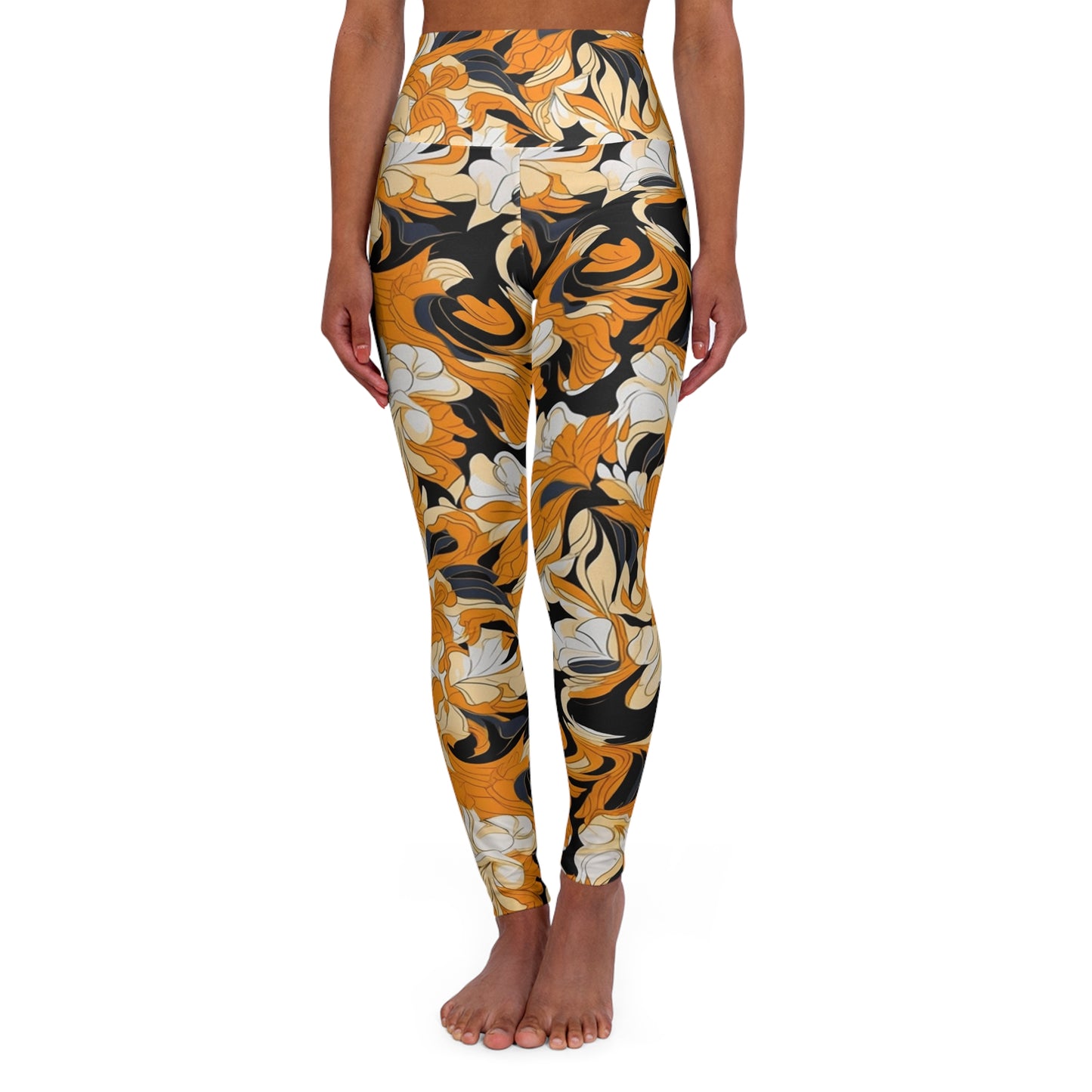 High Waisted Leggings - Vermeer Burgundy