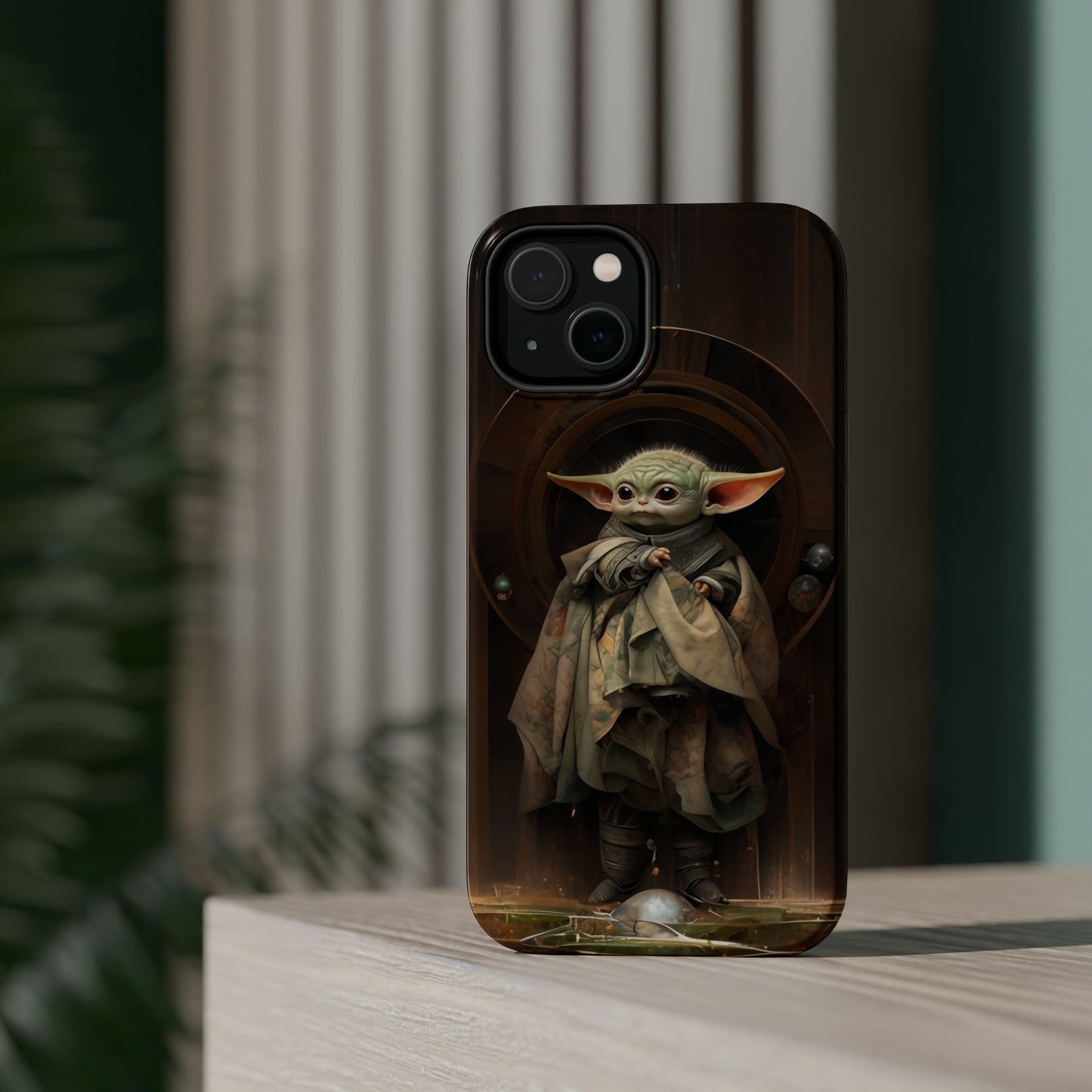 MagSafe Tough iPhone Case - Baby Yoda Grogu Renaissance Painting