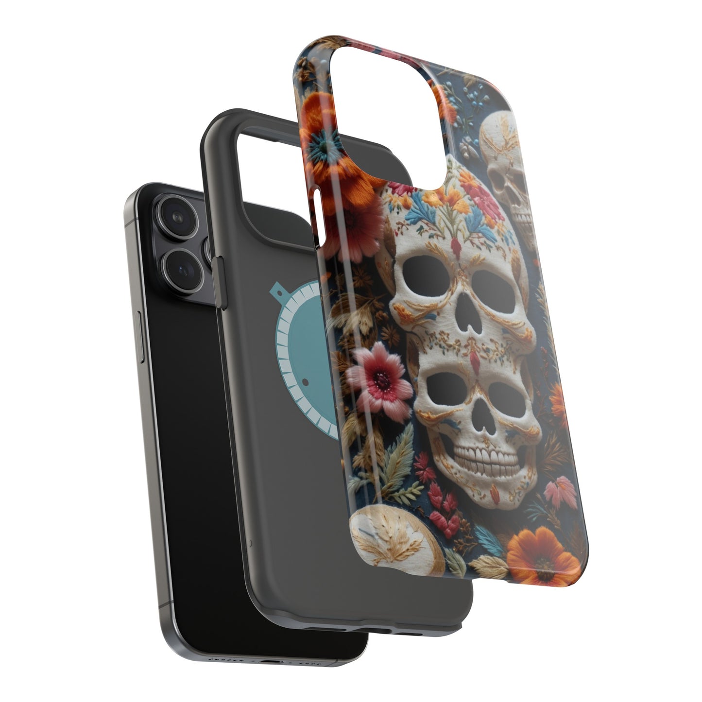 MagSafe Tough iPhone Case - "Artistic Embroidery"