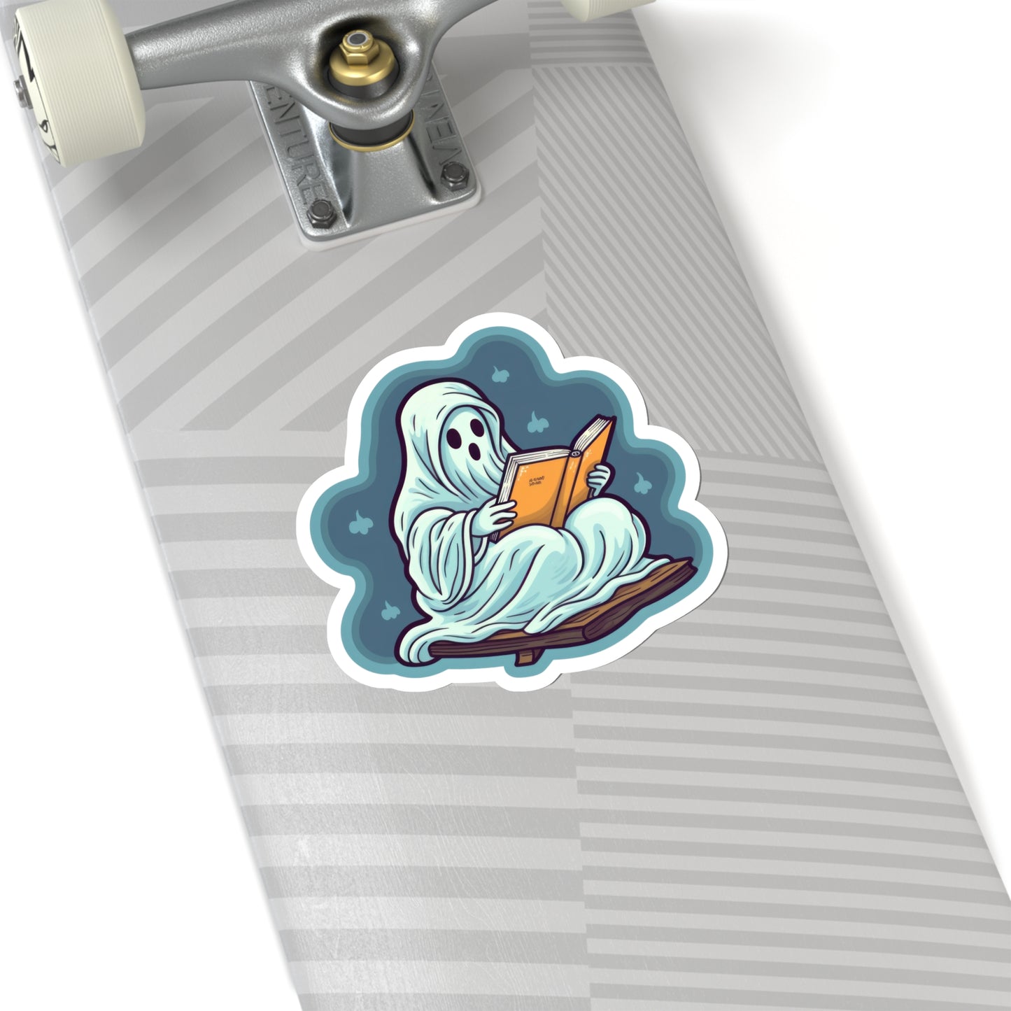 Bookish Ghost Stickers, Halloween Literary Stickers, Teacher's Halloween Present, Librarian Themed Stickers, Spooky Ghost Stickers