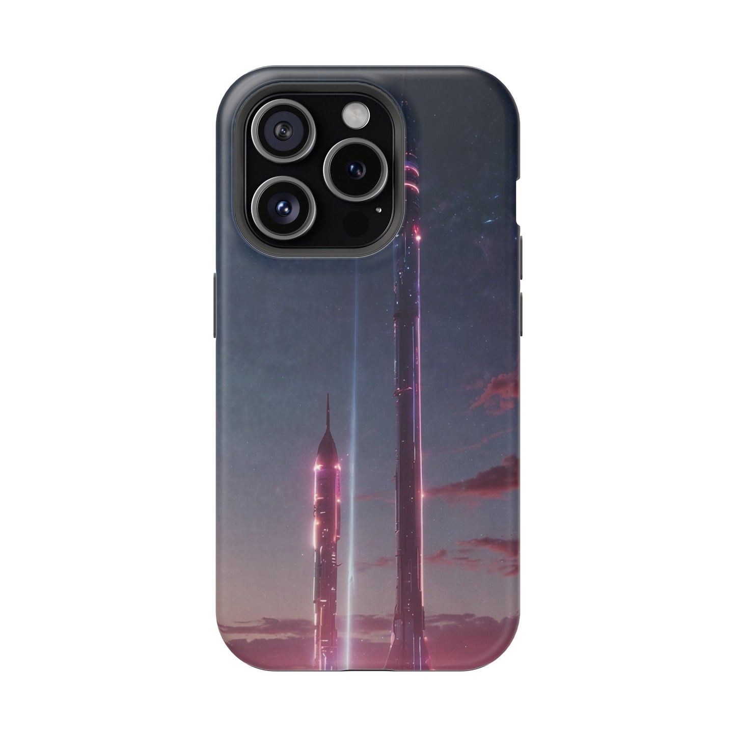 MagSafe Tough iPhone Case - Galactic Cyberpunk