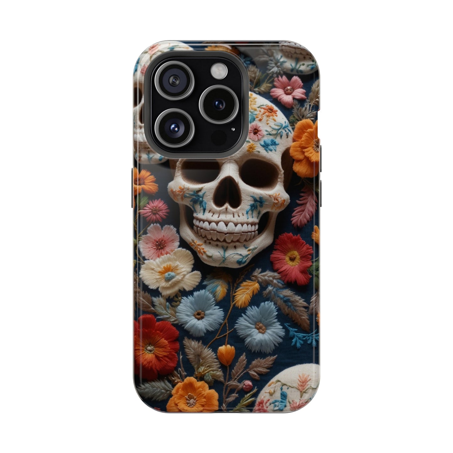 MagSafe Tough iPhone Case - "Embroidery Artistry"