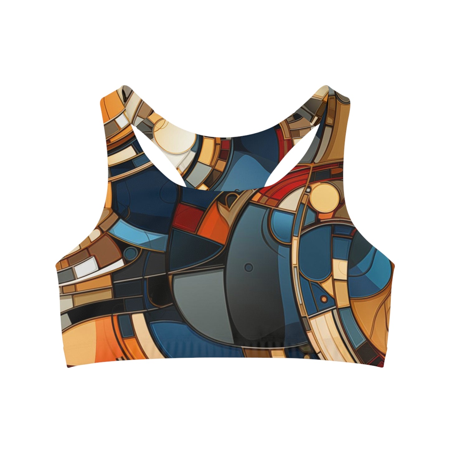 Sports Bra - Arne Confucius 70s Sci Fi Nebula