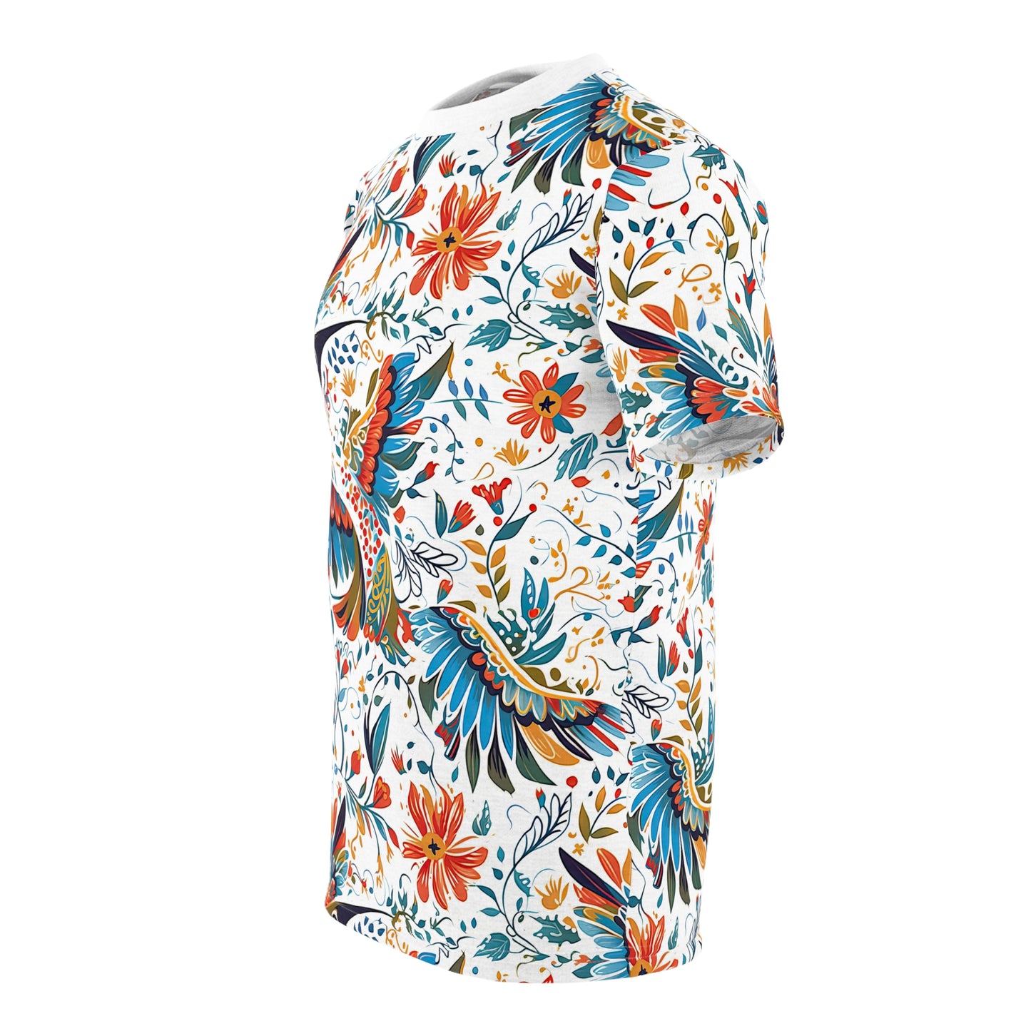 Unisex Tee Shirt - Colibri Abstract
