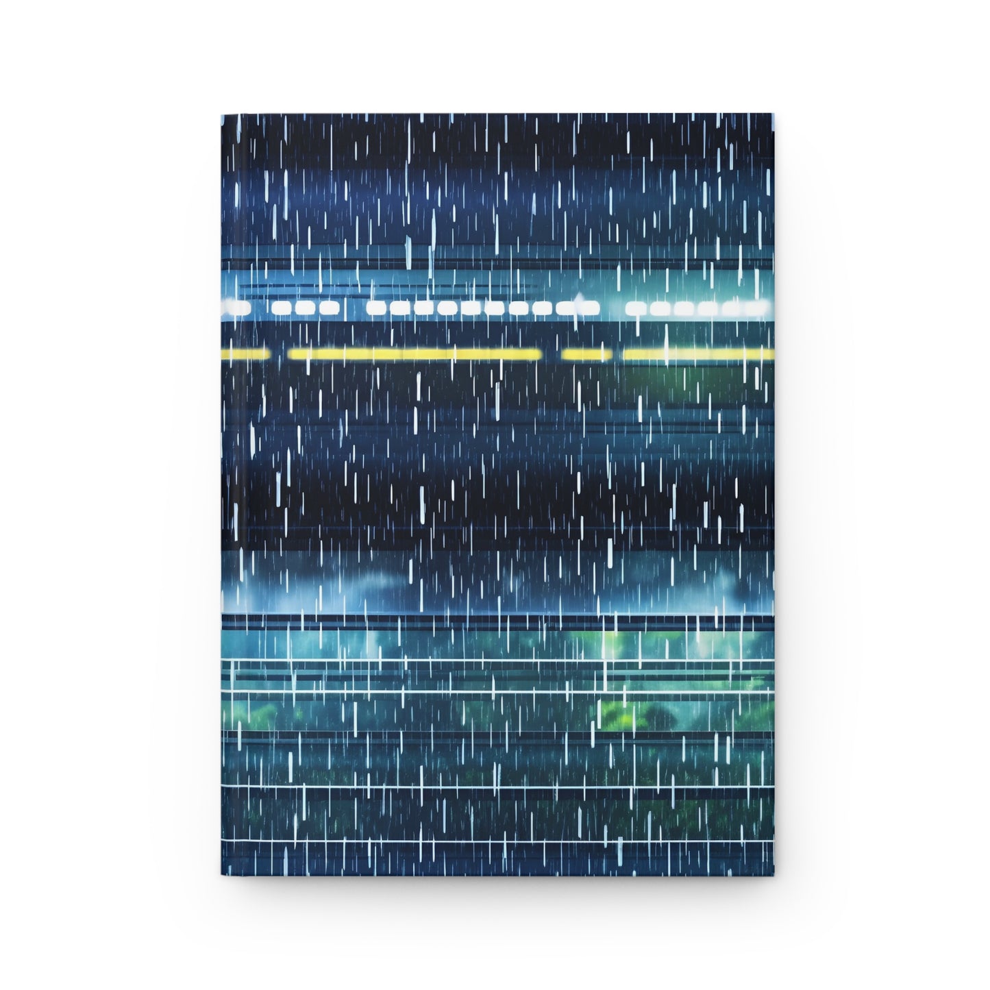 Hardcover Journal - Bullet Train Typhoon