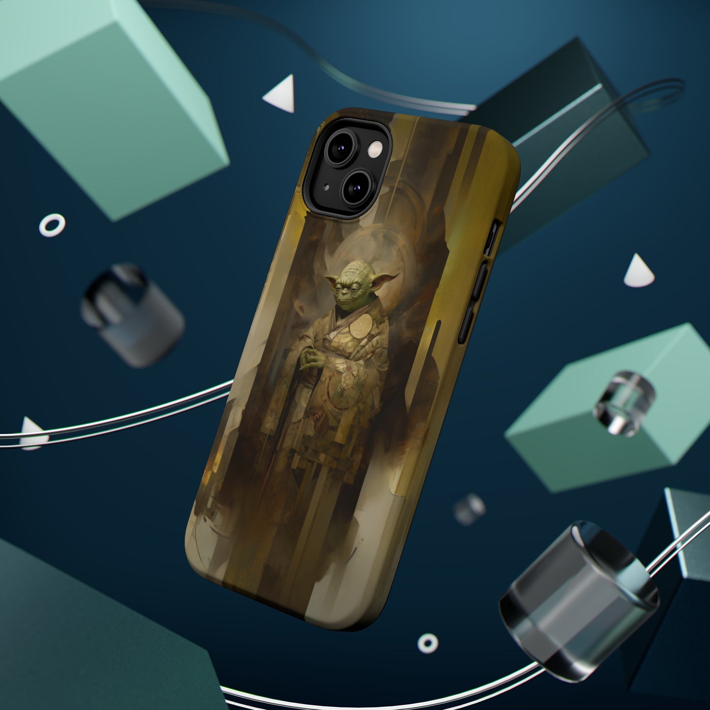 MagSafe Tough iPhone Case - Yoda Yukiyo E Art Portrait