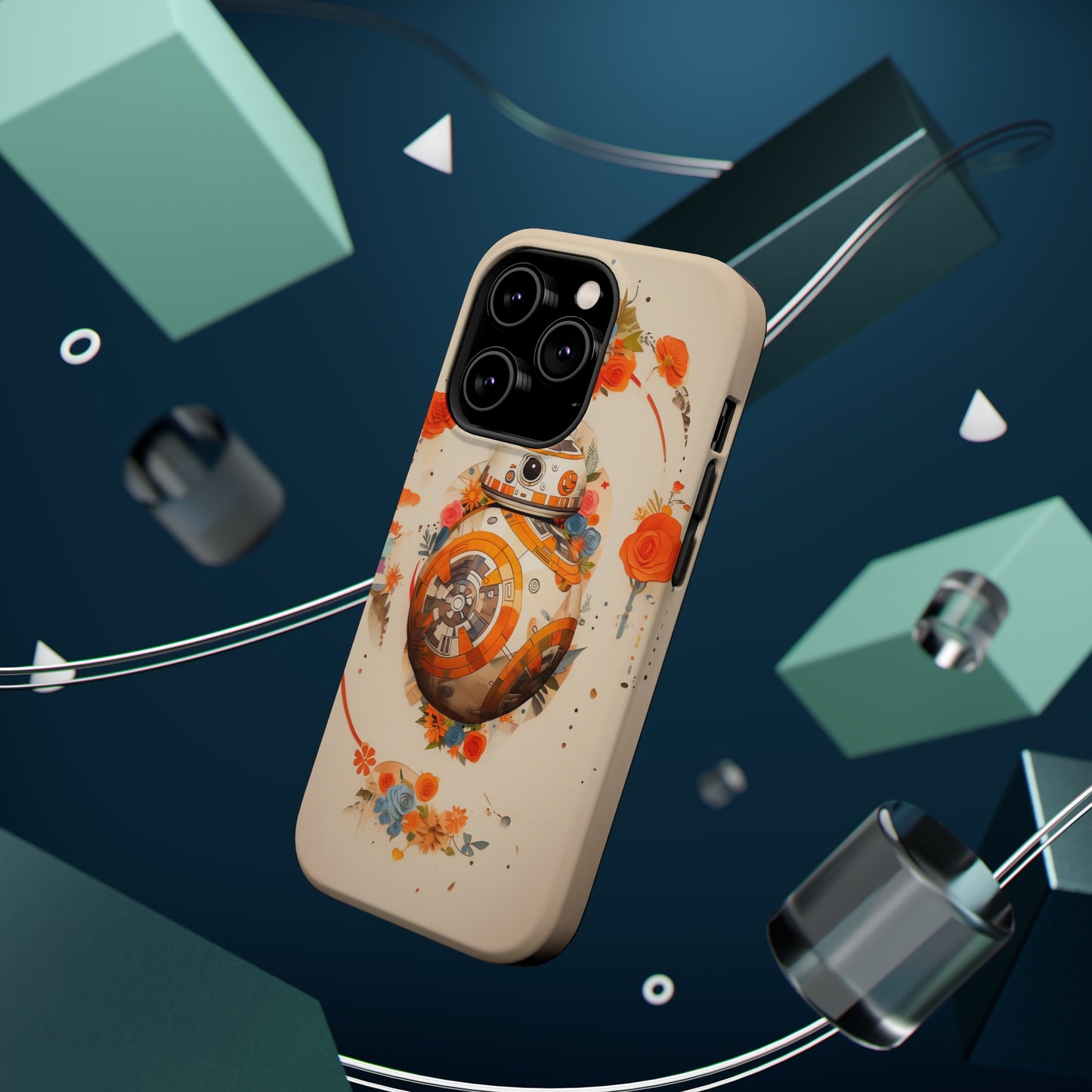 MagSafe Tough iPhone Case - BB-8 Paper Cut Craft Illustration