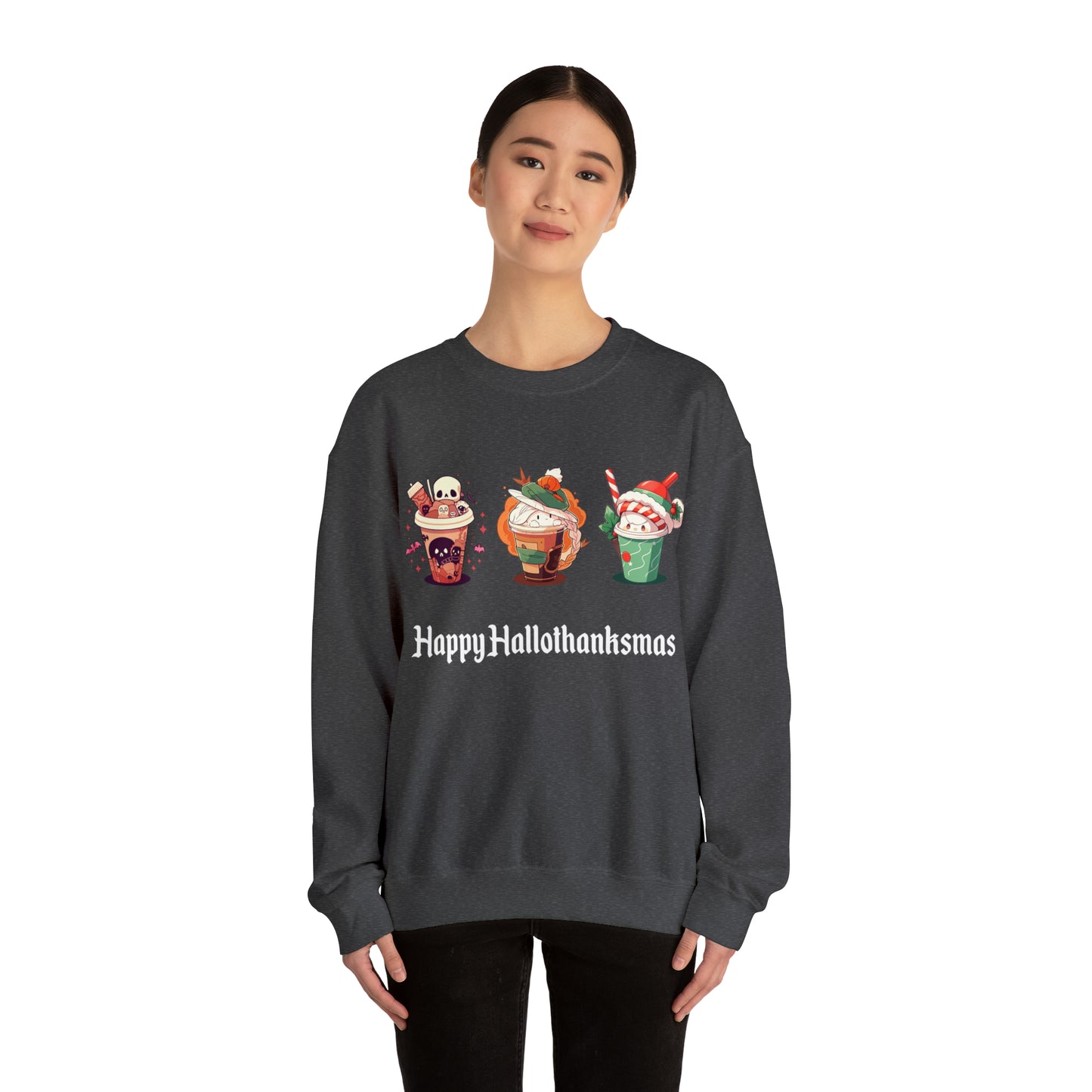 Happy Hallothanksmas - Unisex Heavy Blend™ Sweatshirt