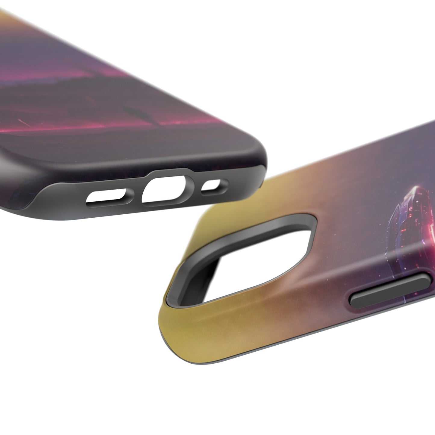 MagSafe Tough iPhone Case - "Cosmic Cyberpunk"
