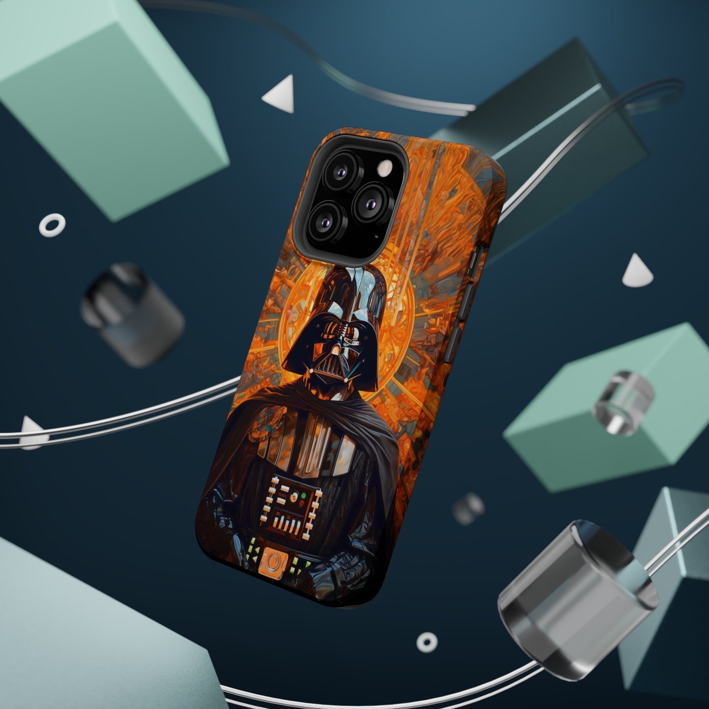 MagSafe Tough iPhone Case - Darth Vader Futurism