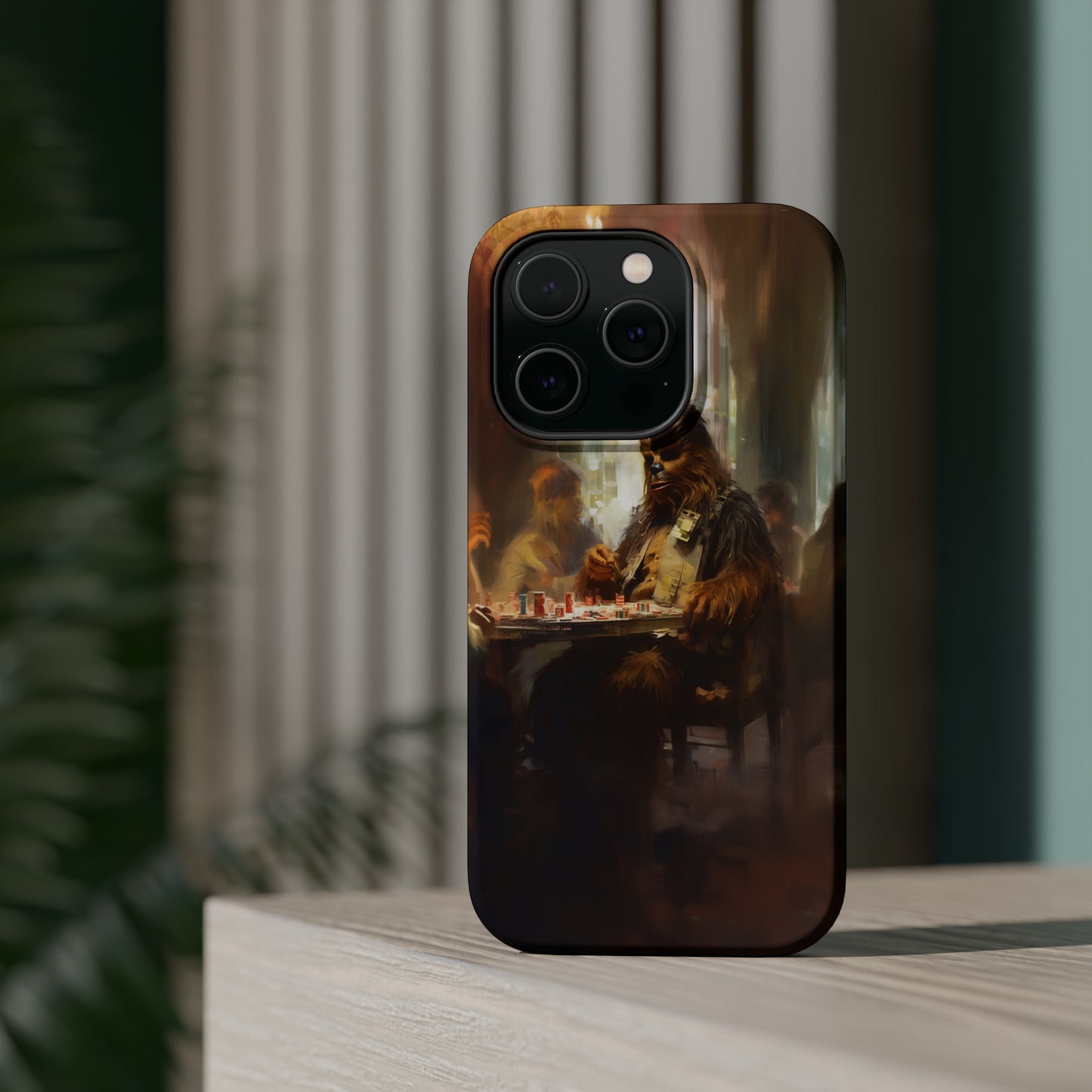 MagSafe Tough iPhone Case - ChewbaccaPlaying Poker