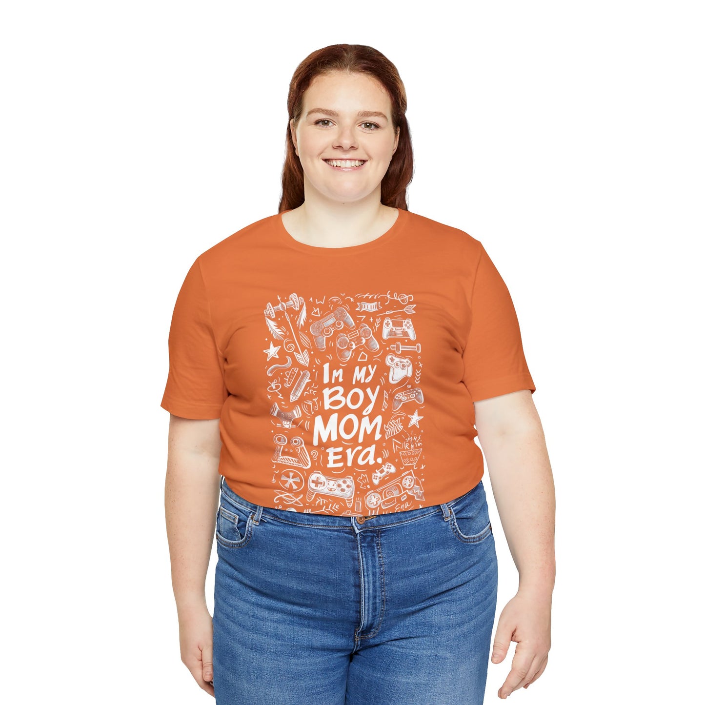 Unisex Jersey Short Sleeve Tee - In My Boy Mom Era - Gamer