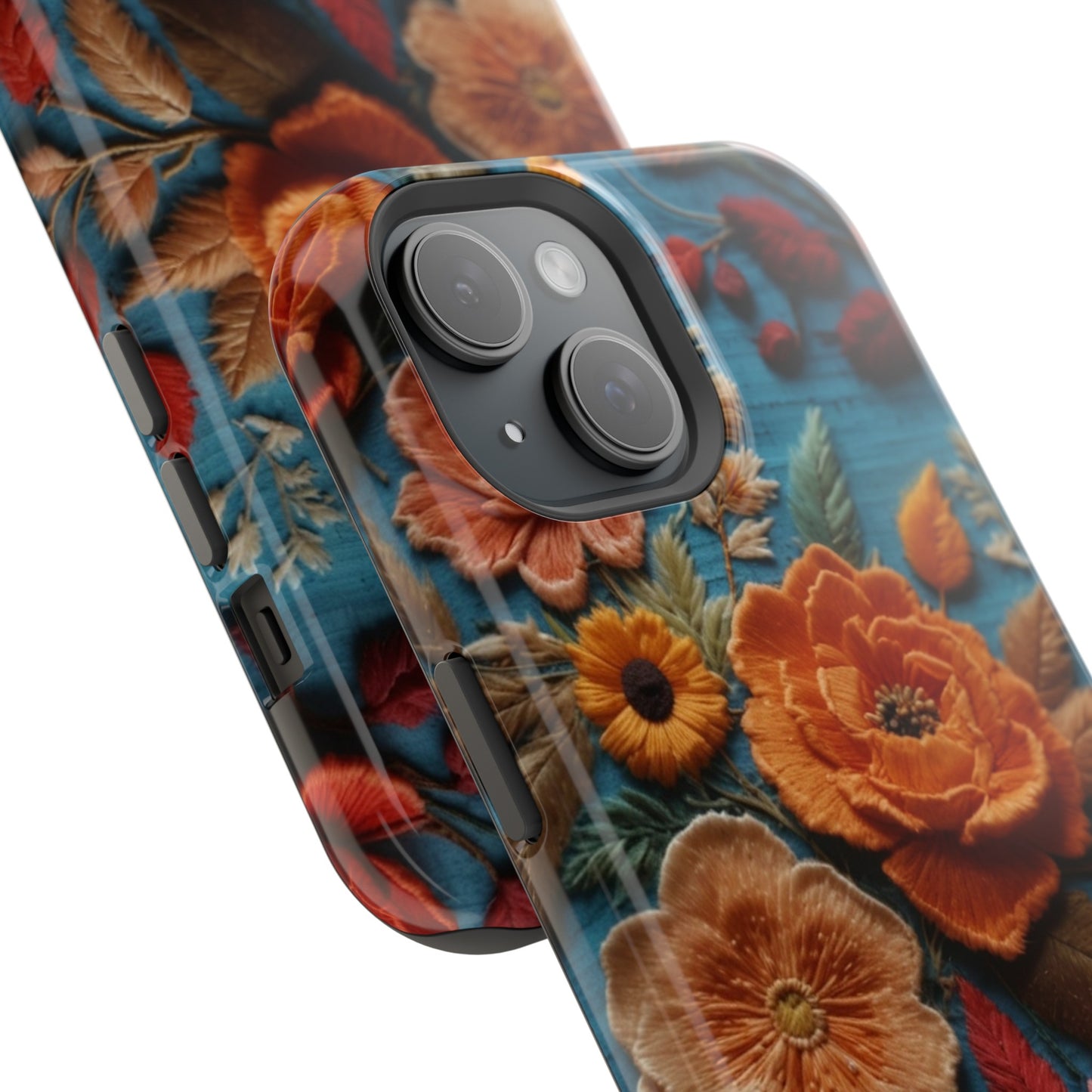 MagSafe Tough iPhone Case - Embroidered Artistry