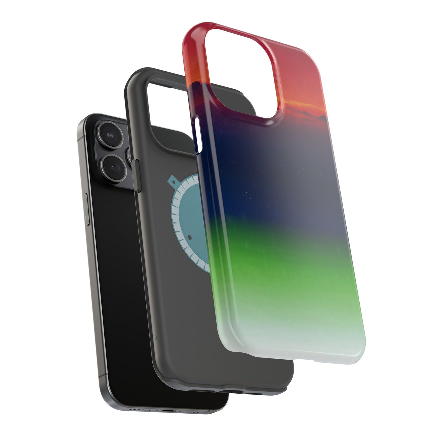 MagSafe Tough iPhone Case - "Cosmic Cyberpunk"