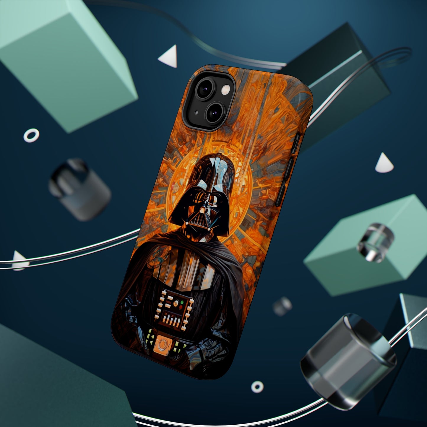 MagSafe Tough iPhone Case - Darth Vader Futurism
