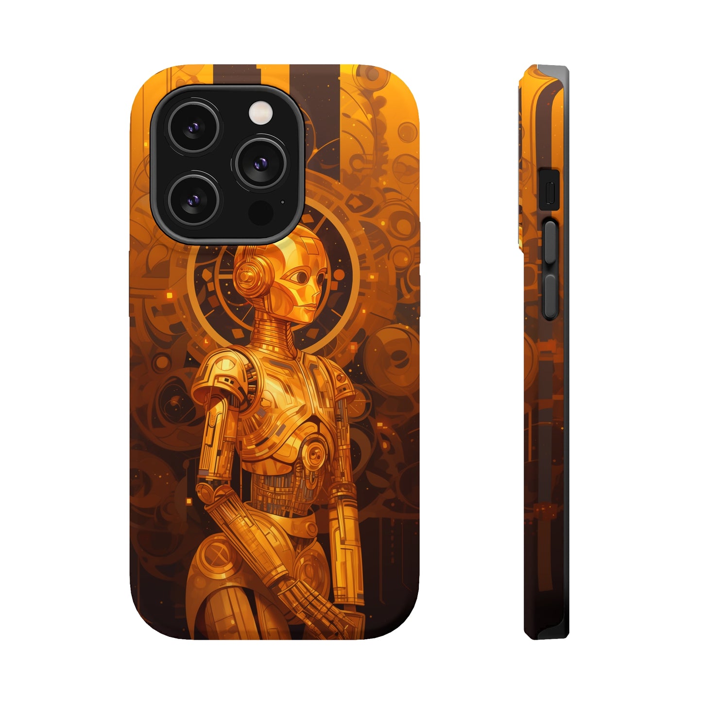 MagSafe Tough iPhone Case - C3P0 Art Nouveau