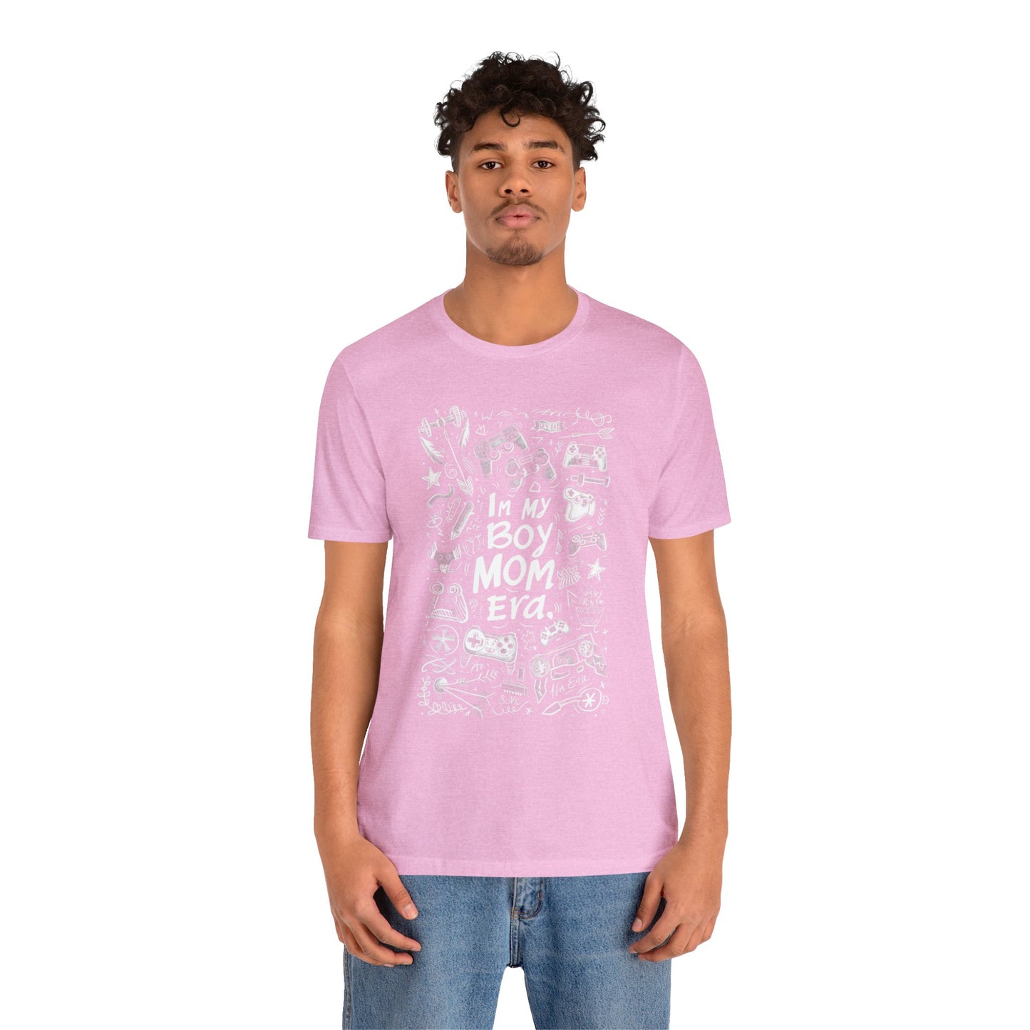 Unisex Jersey Short Sleeve Tee - In My Boy Mom Era - Gamer