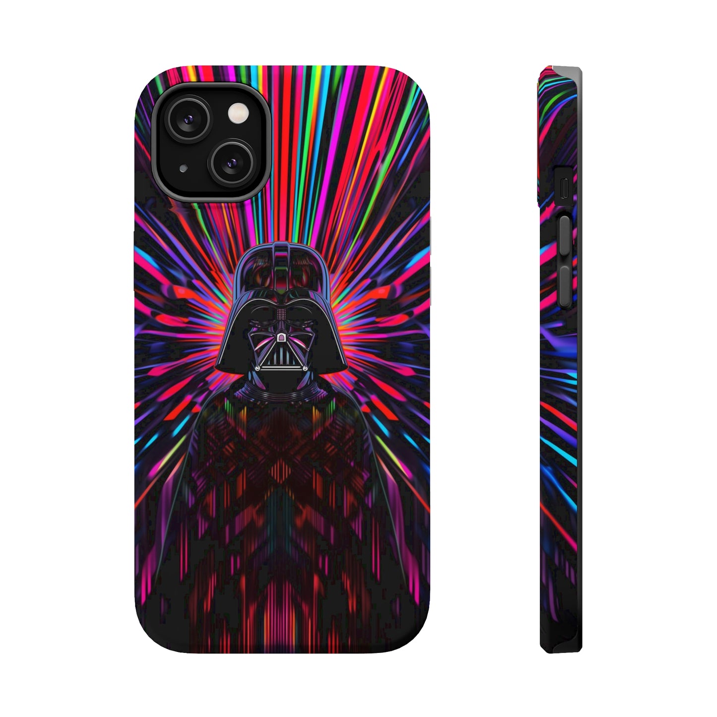 MagSafe Tough iPhone Case - Darth Vader Op Art Vintage