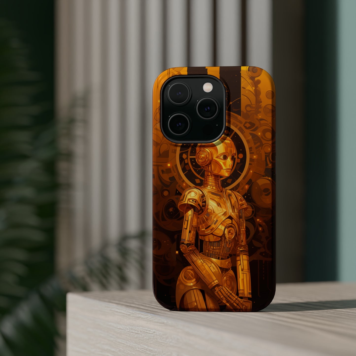 MagSafe Tough iPhone Case - C3P0 Art Nouveau