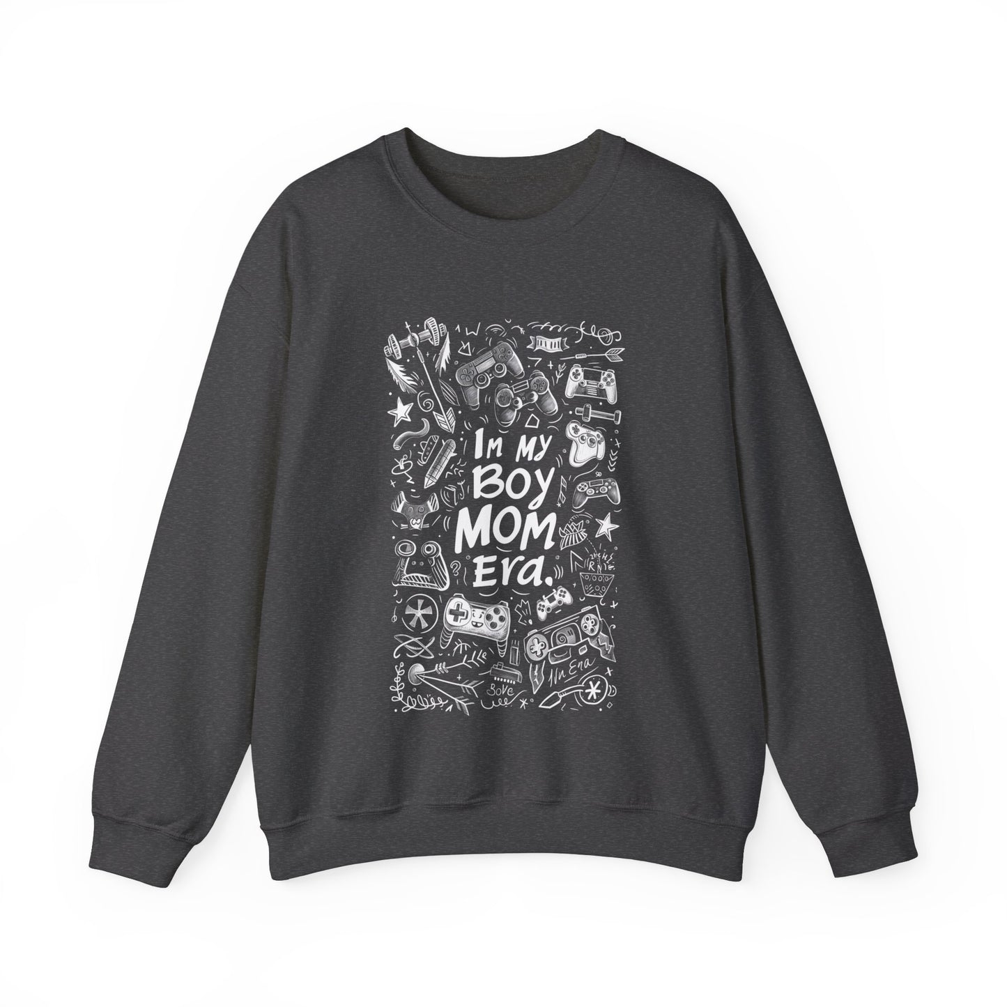 Unisex Heavy Blend™ Crewneck Sweatshirt - In My Boy Mom Era - Gamer
