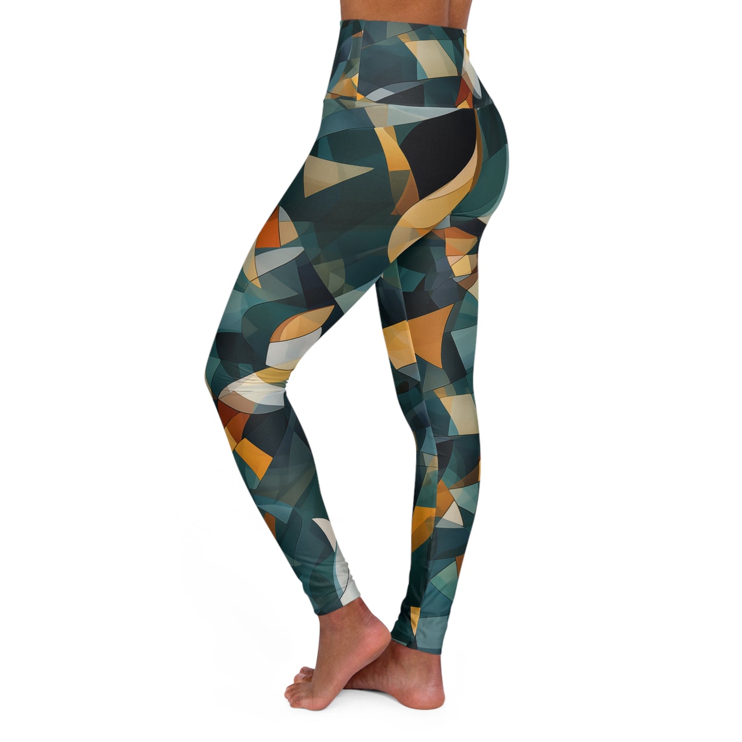 High Waisted Leggings - Madalena Madrid Madras