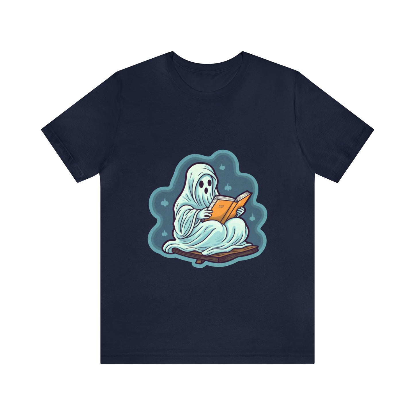 Bookish Ghost Tee, Halloween Literary Tee, Teacher's Halloween Present, Librarian Themed Tee, Spooky Ghost Tee