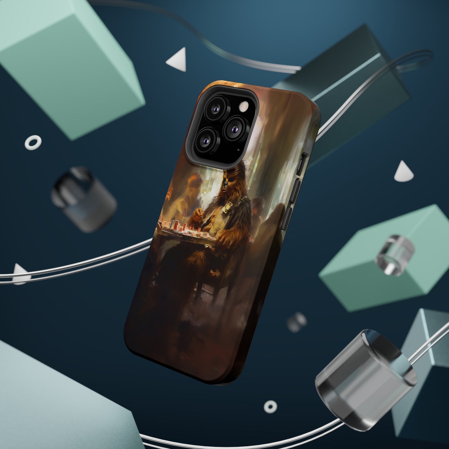 MagSafe Tough iPhone Case - ChewbaccaPlaying Poker