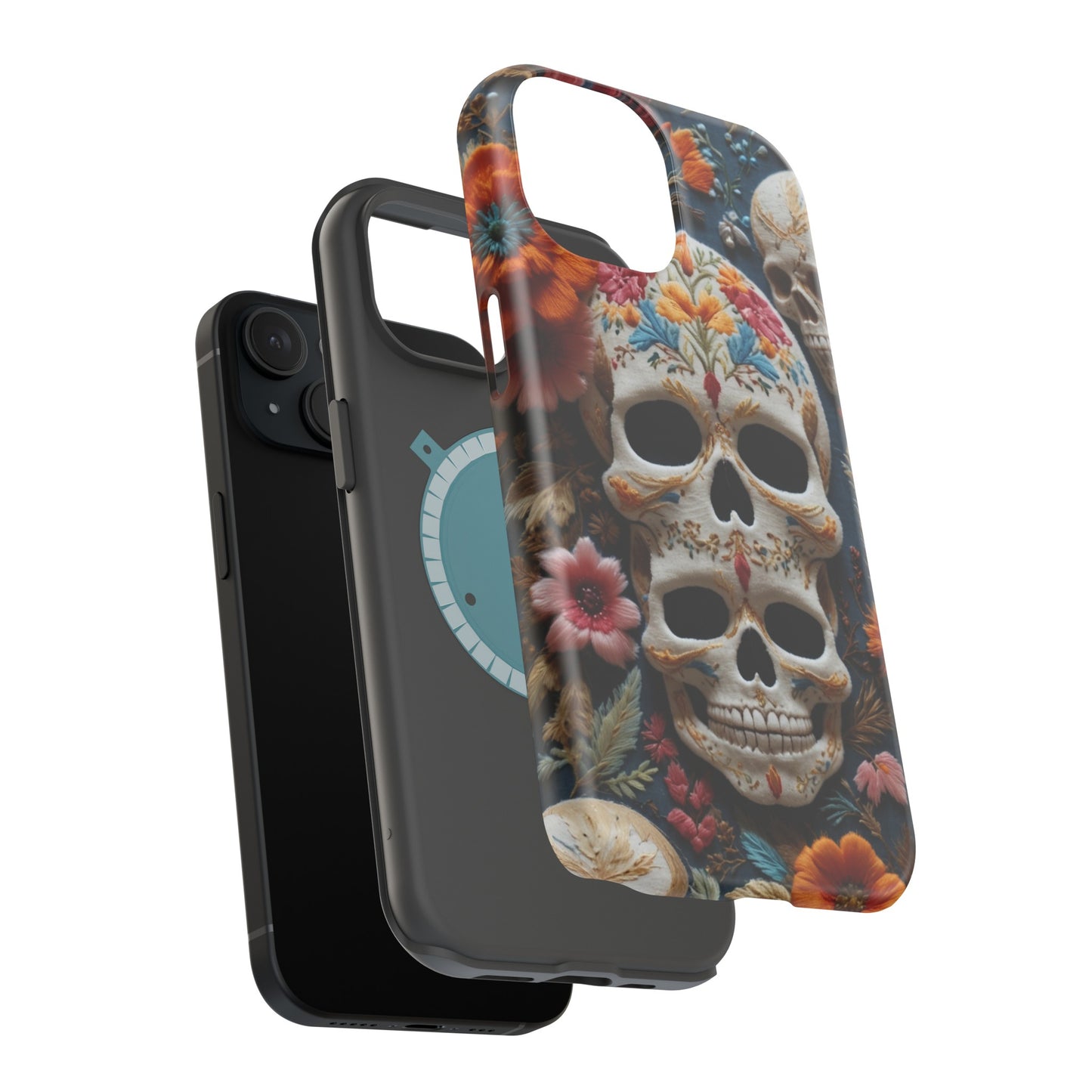 MagSafe Tough iPhone Case - "Artistic Embroidery"
