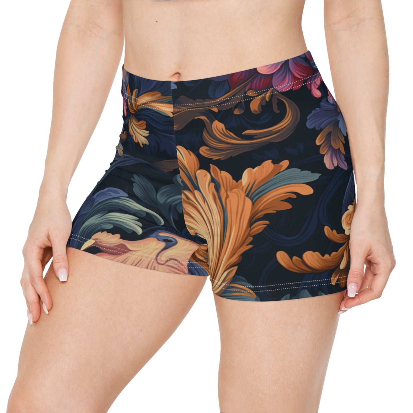 Workout Shorts - Sappho Paris Jacobean