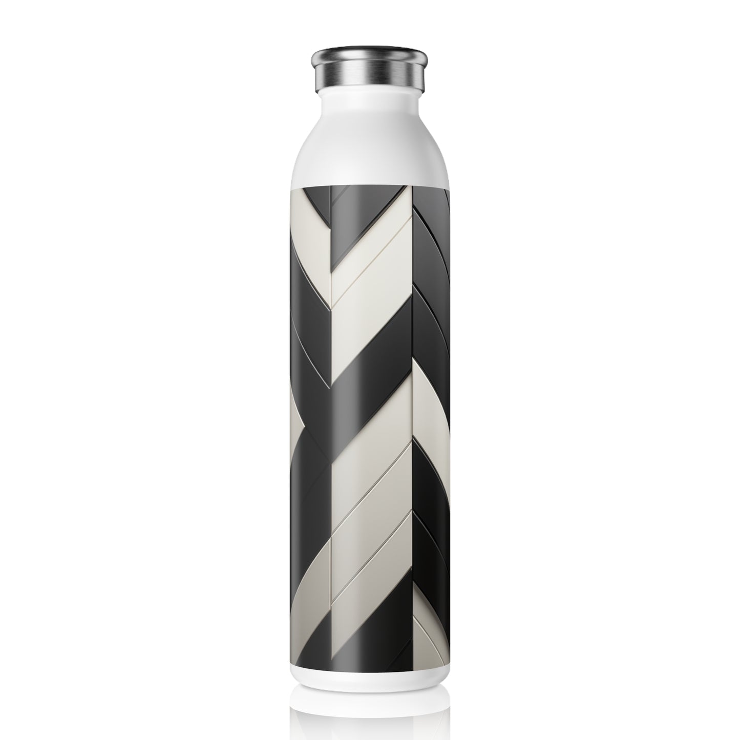 Slim Water Bottle - Chevrons for Aphrodite 01