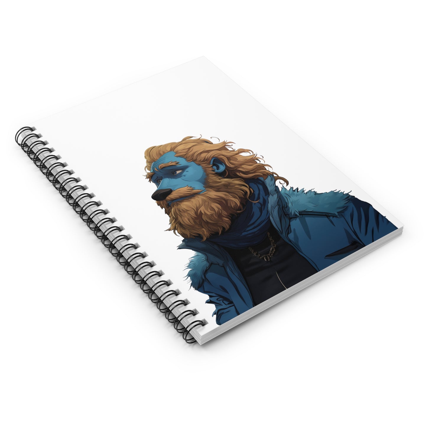 Spiral Notebook with Ruled Line - Bluey Tormund
