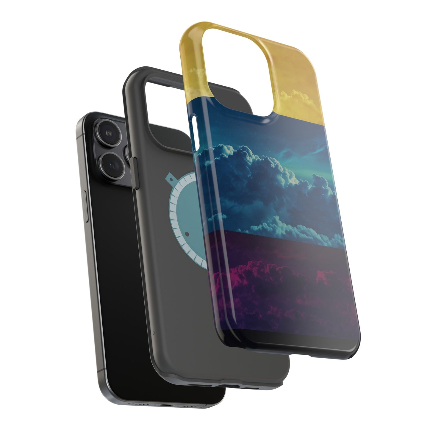 MagSafe Tough iPhone Case - "Nebula Synthwave"