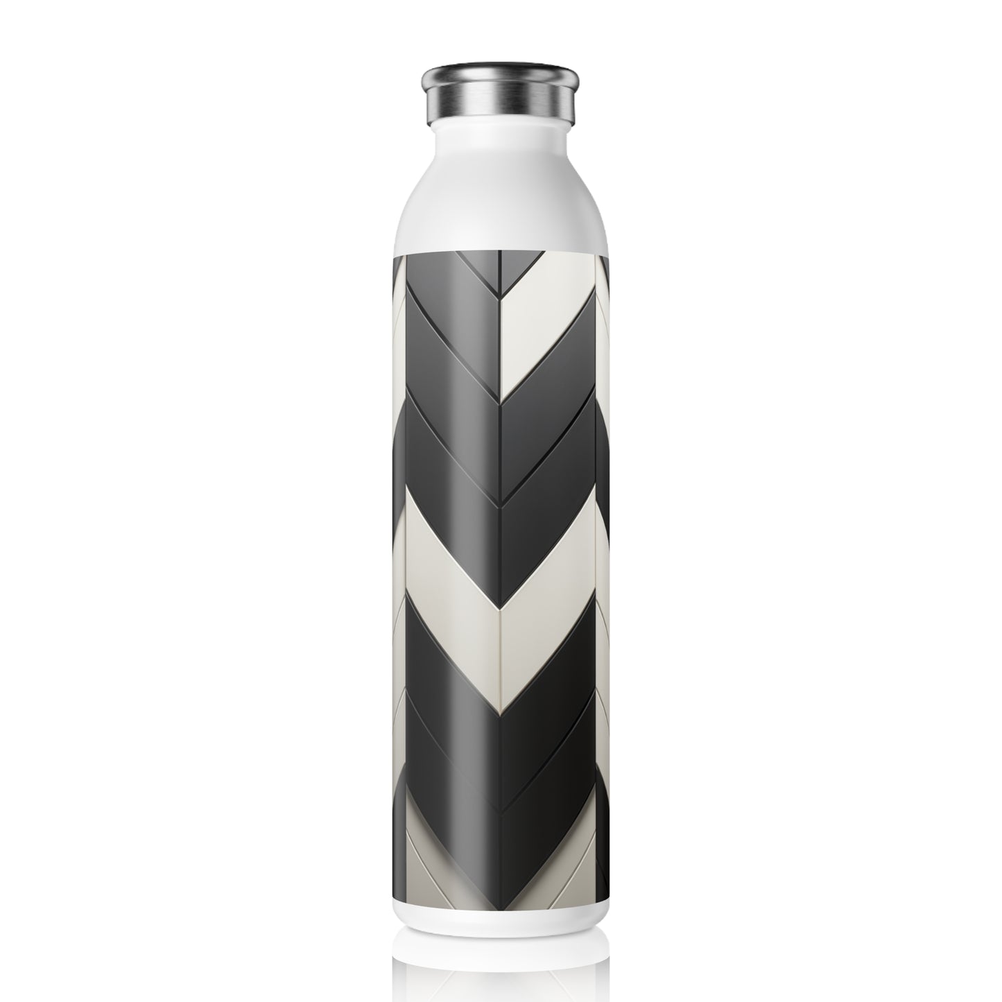 Slim Water Bottle - Chevrons for Aphrodite 01