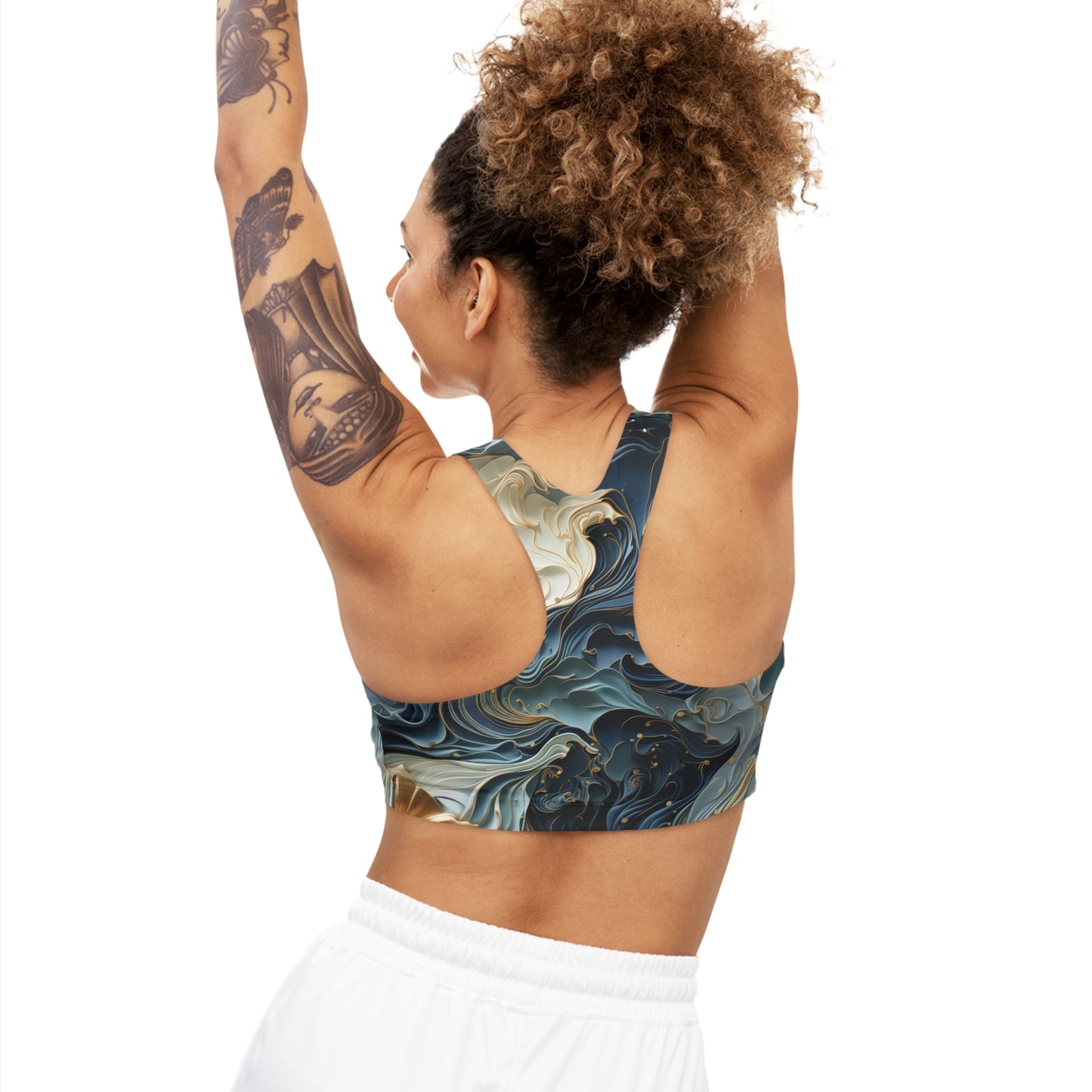 Sports Bra - Avice Salabhasana Anime Ocean