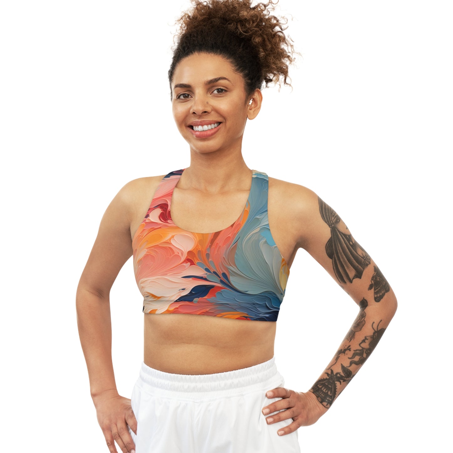 Sports Bra - Bard Kinkaku-ji Watercolor