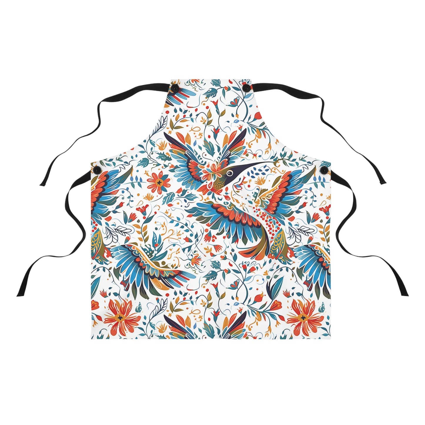 Canvas Apron - Colibri Abstract
