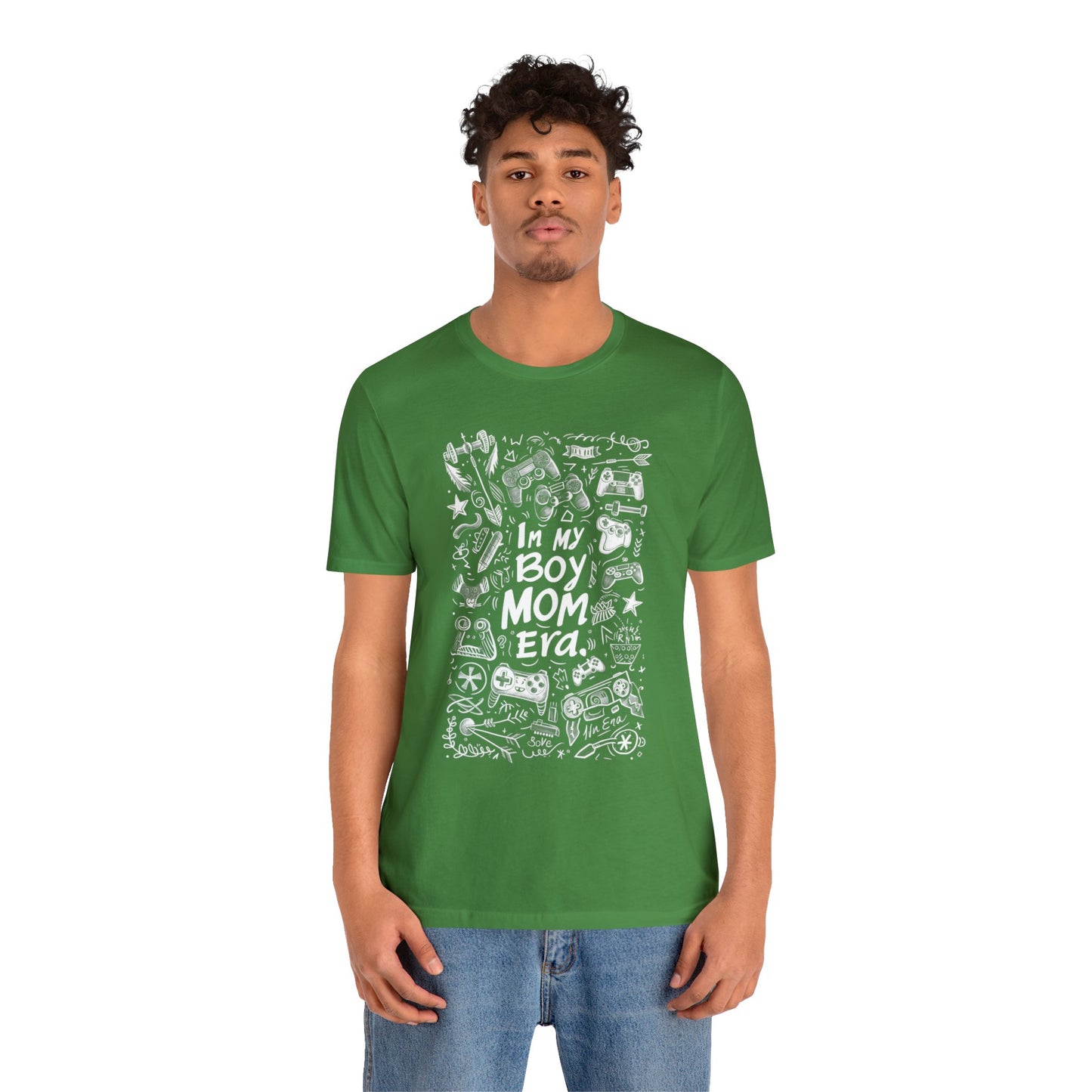 Unisex Jersey Short Sleeve Tee - In My Boy Mom Era - Gamer