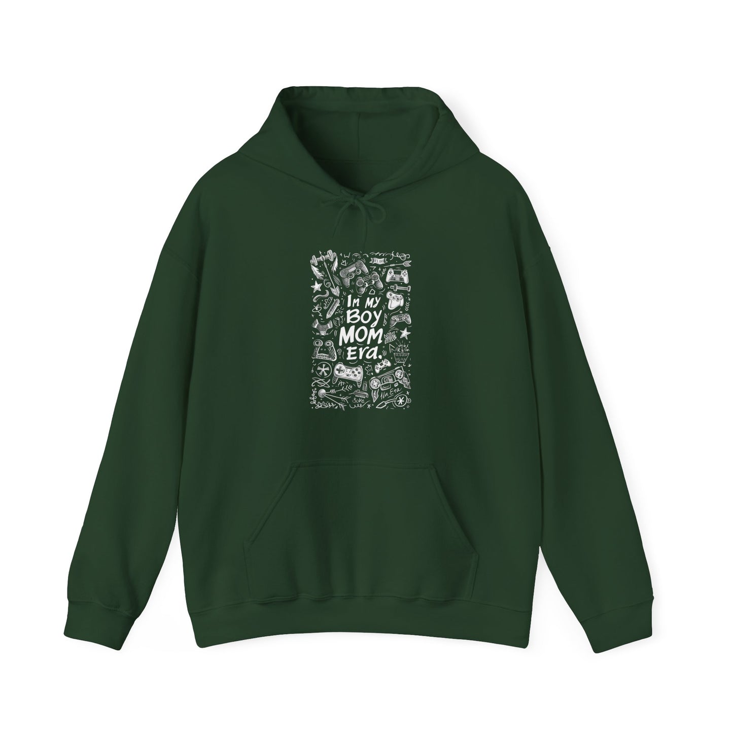 Unisex Heavy Blend™ Hooded Sweatshirt - In My Boy Mom Era - Gamer
