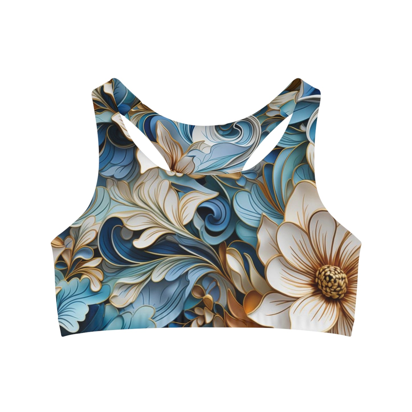 Sports Bra - Mirabel Garudasana Paisley