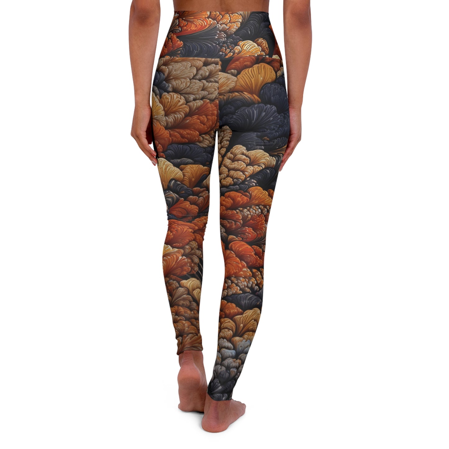 High Waisted Leggings - Haarlem Impressionism