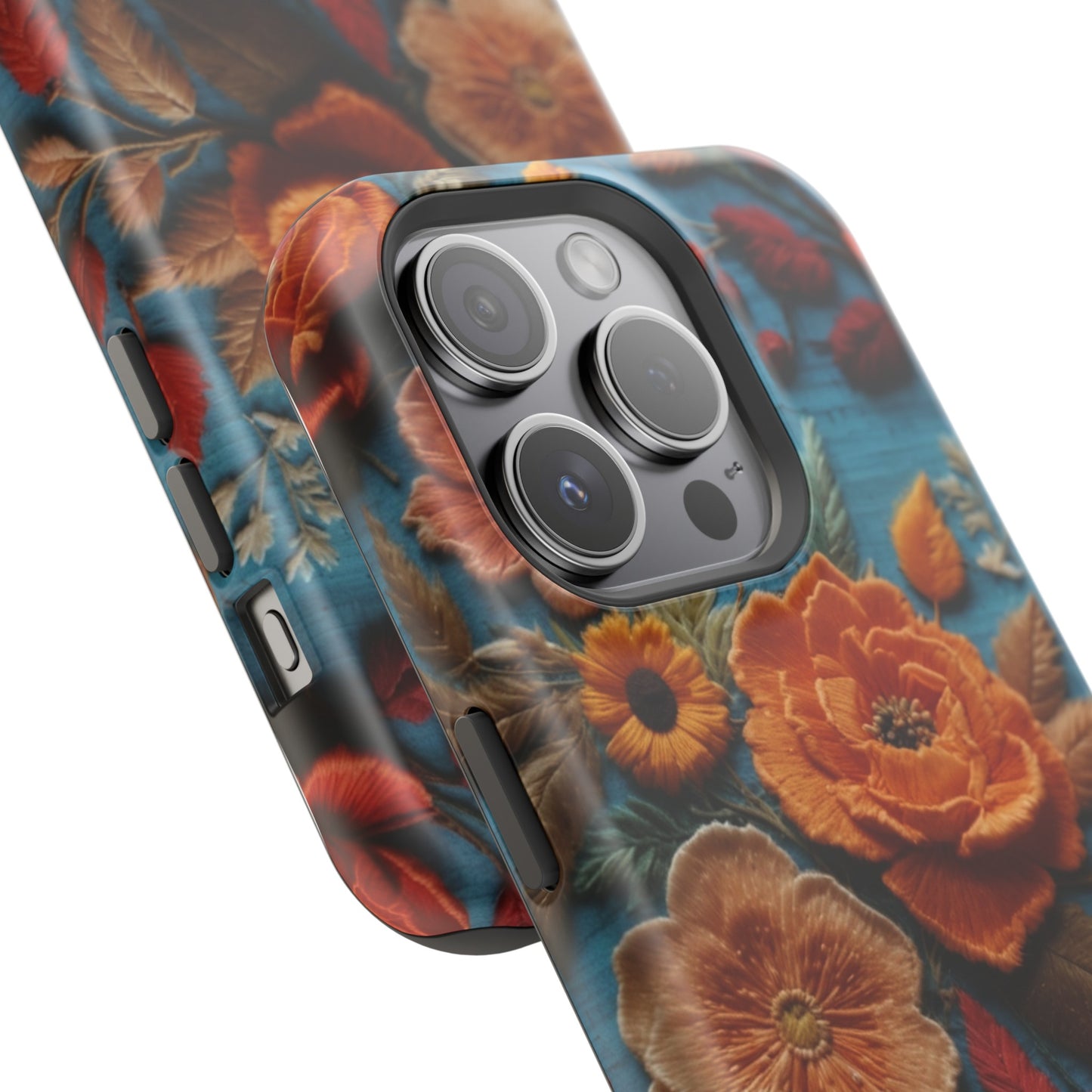 MagSafe Tough iPhone Case - Embroidered Artistry