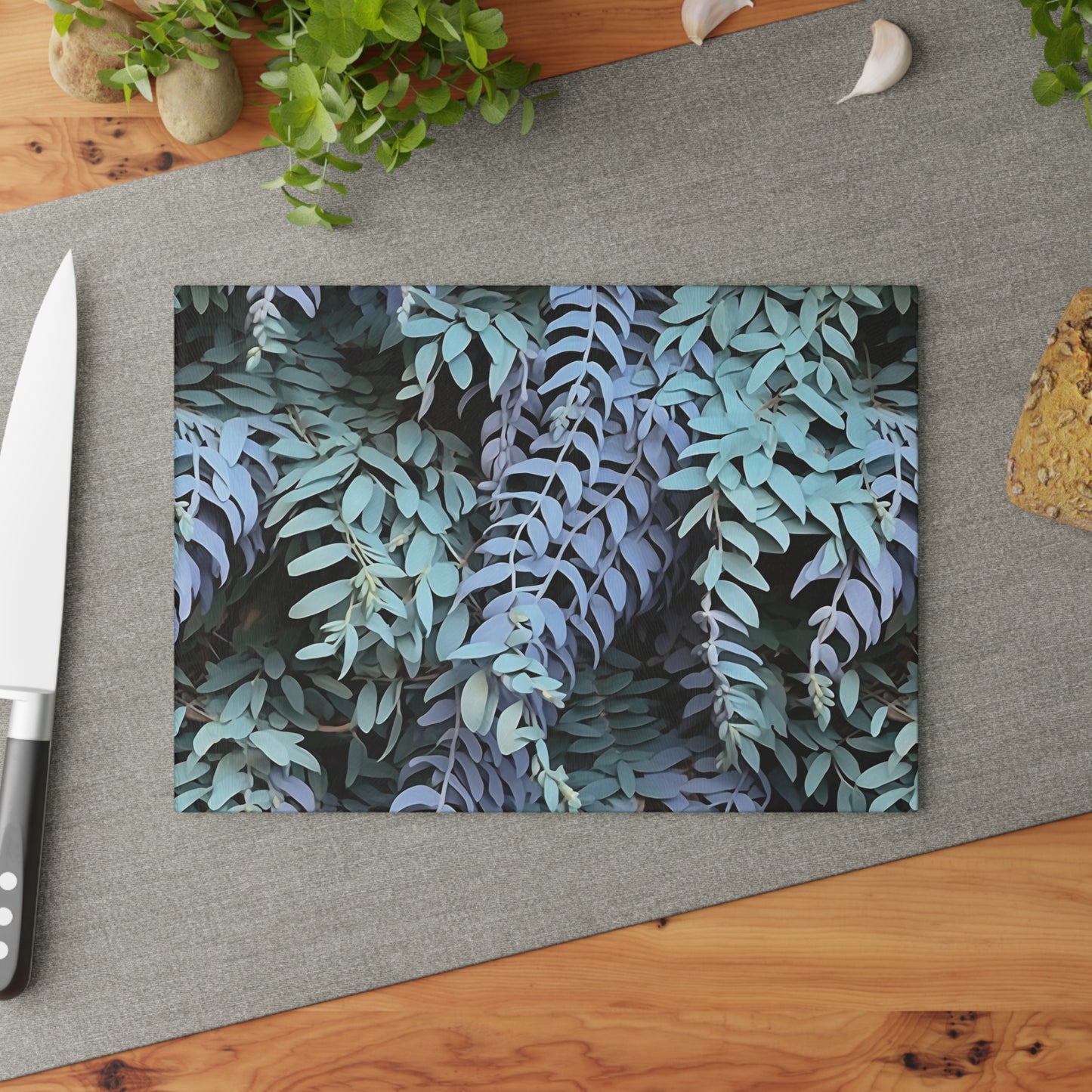 Glass Cutting Board - Purple Sage, Purple Sage