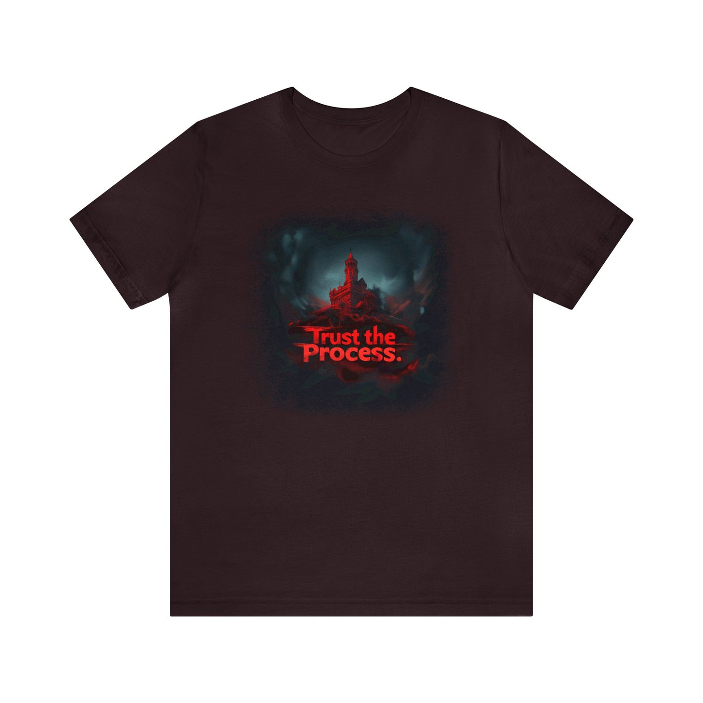 Unisex Jersey Short Sleeve Tee - Trust The Process Horror