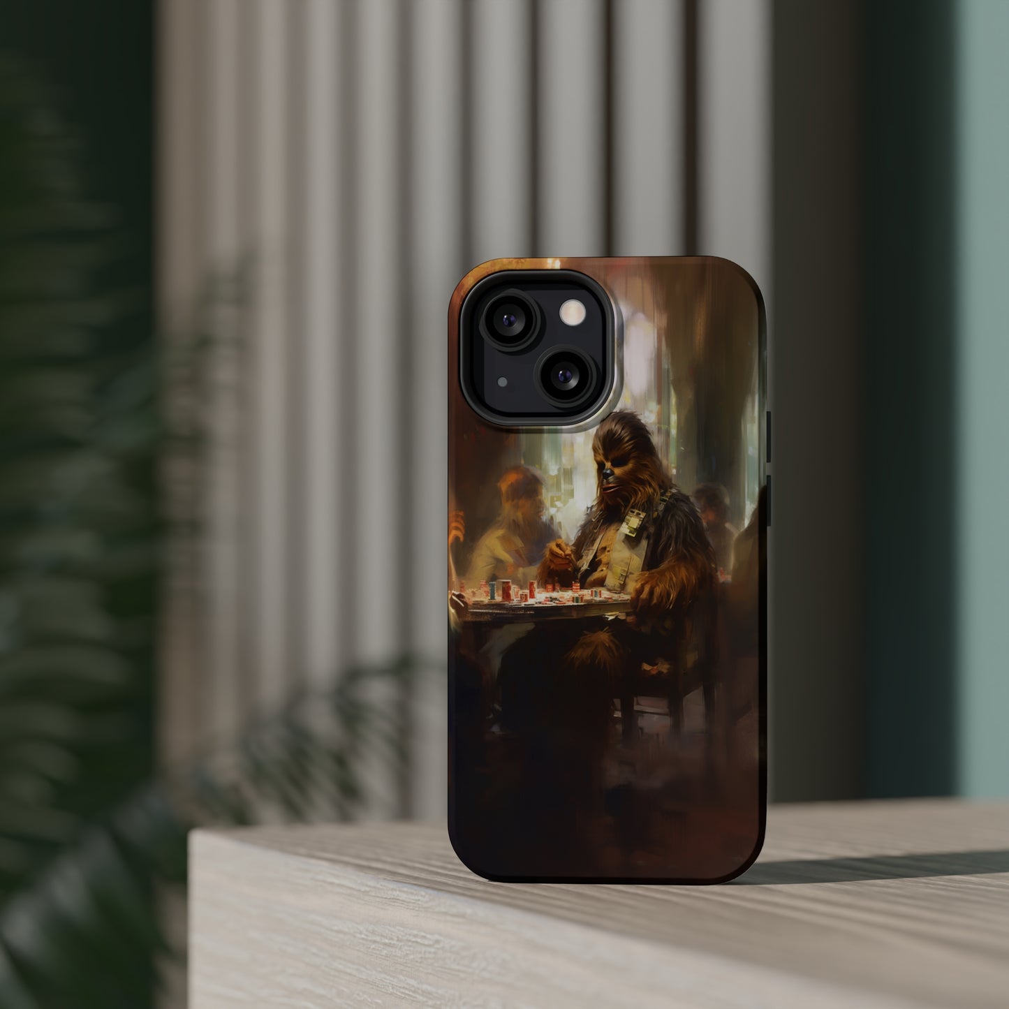 MagSafe Tough iPhone Case - ChewbaccaPlaying Poker