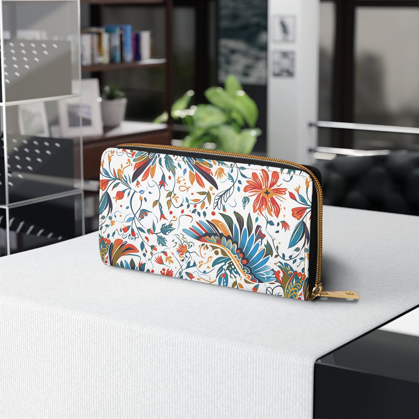 Zipper Wallet - Colibri Abstract